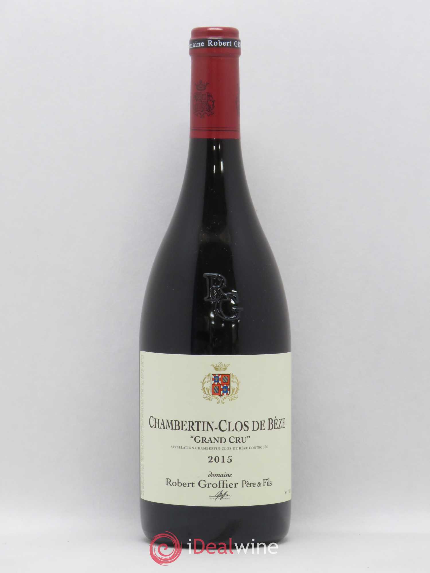 Chambertin Clos de Bèze Grand Cru Robert Groffier Père & Fils (Domaine) 2015 - Lot de 1 bouteille - 0
