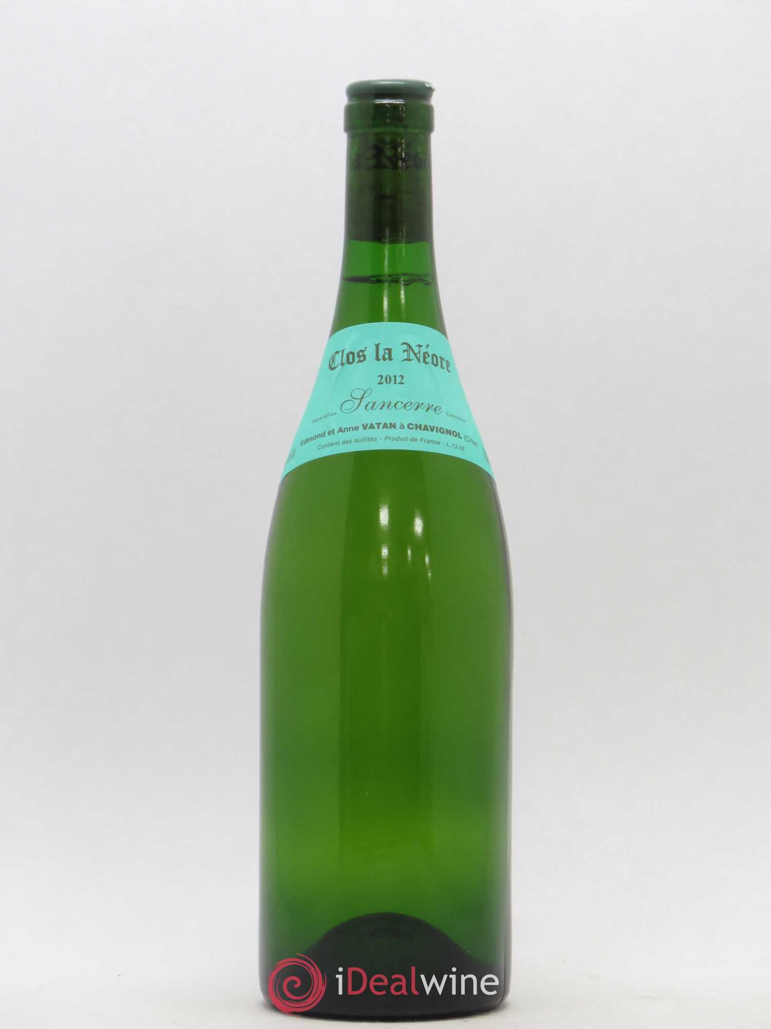 Sancerre Clos la Neore Edmond Vatan 2012 - Lot de 1 bouteille - 0