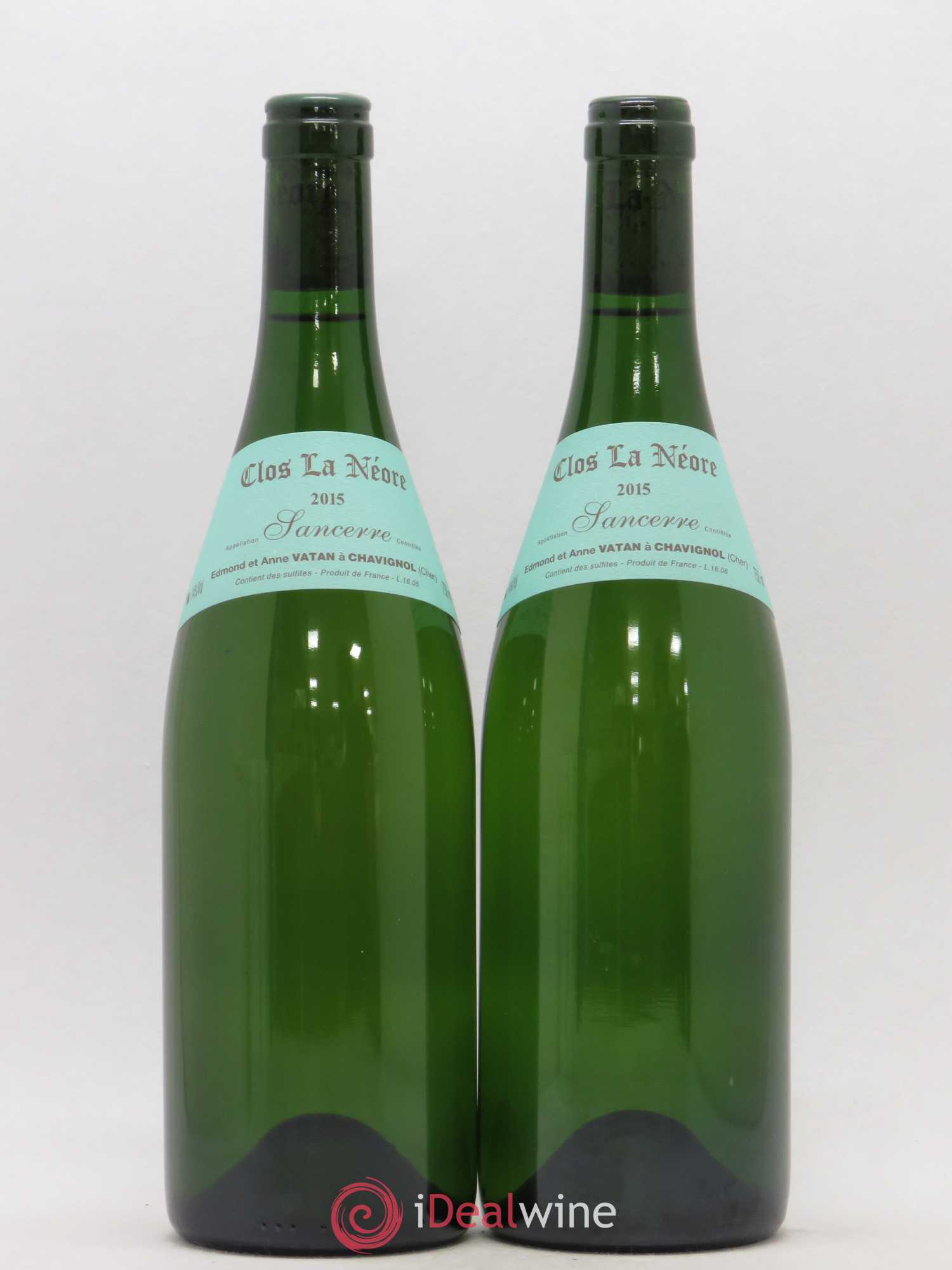 Sancerre Clos la Neore Edmond Vatan 2015 - Lot de 2 bouteilles - 0