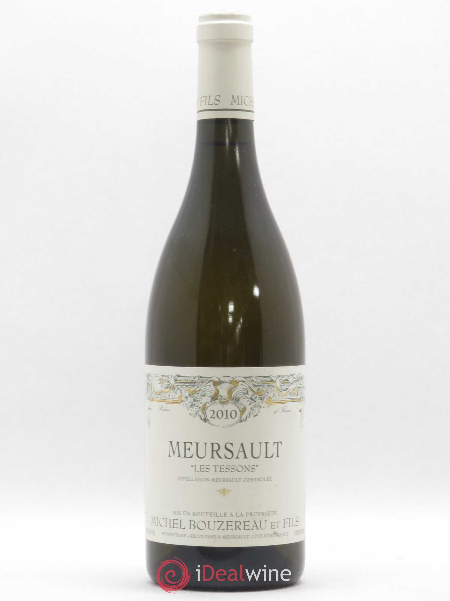 Meursault Les Tessons Michel Bouzereau et Fils (Domaine) 2010 - Lot de 1 bouteille - 0