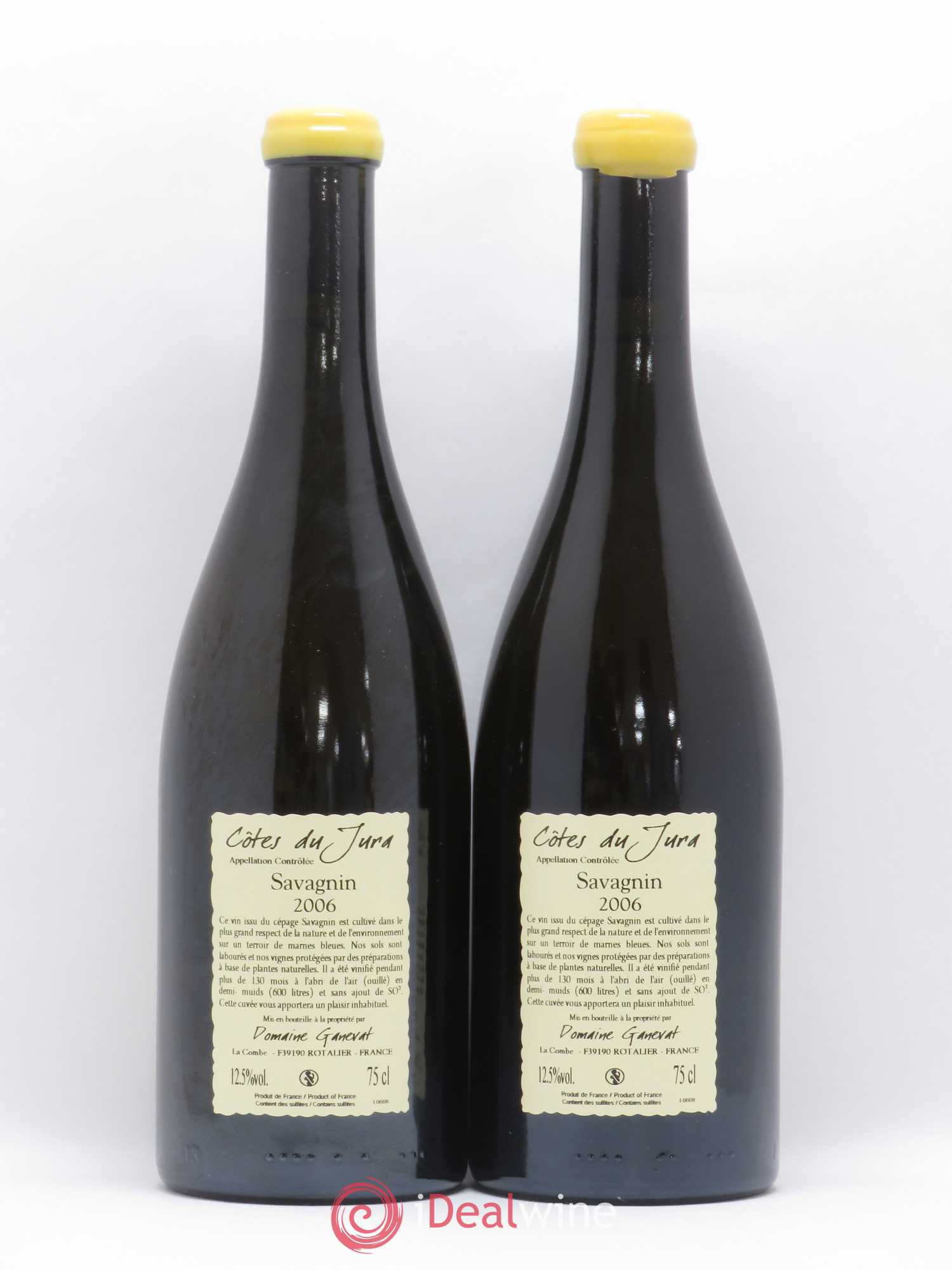 Côtes du Jura Les Vignes de mon Père Jean-François Ganevat (Domaine) 2006 - Lot de 2 bouteilles - 1