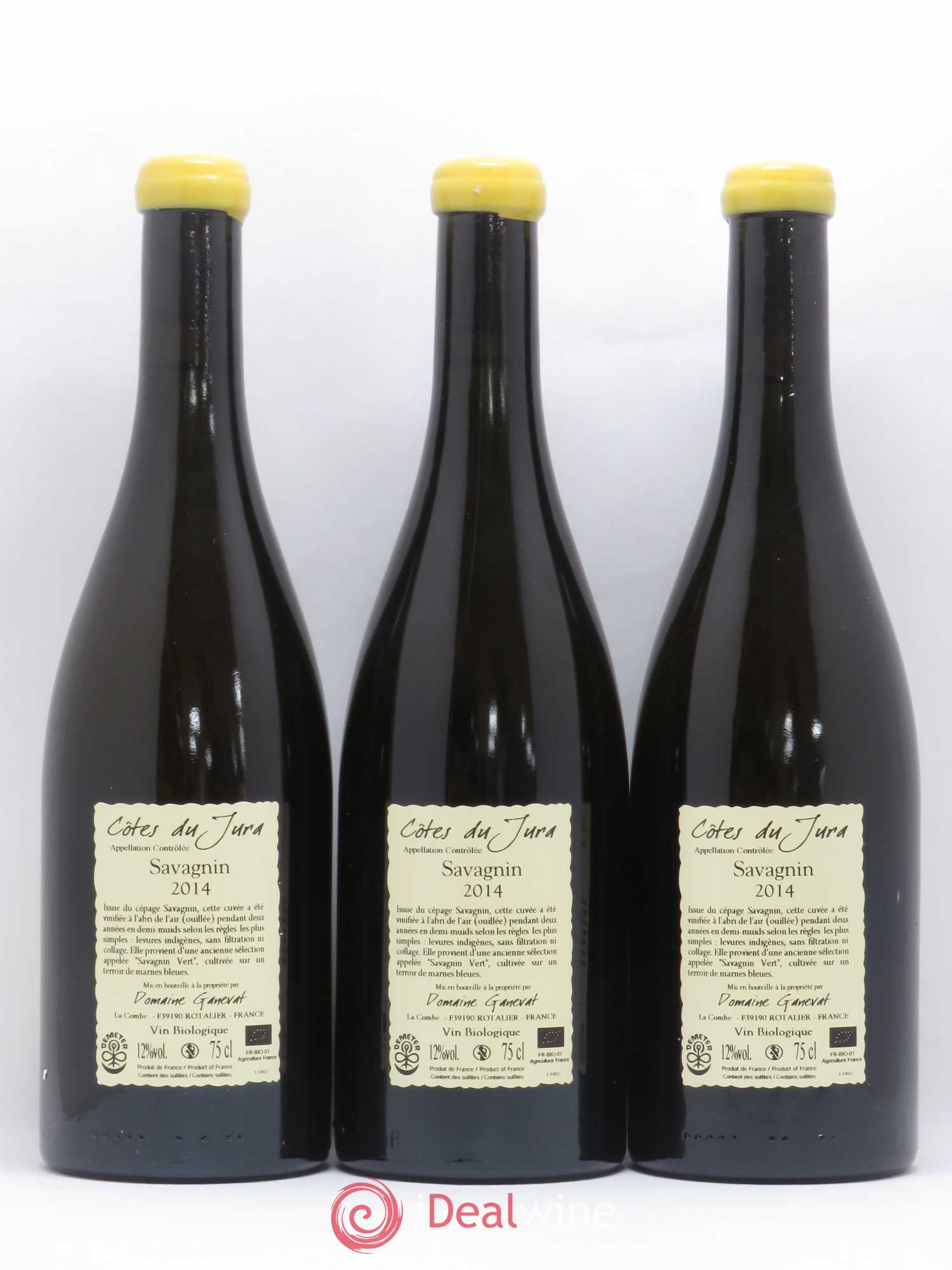 Côtes du Jura Les Chalasses Marnes Bleues Jean-François Ganevat (Domaine) 2014 - Lot de 3 bouteilles - 1