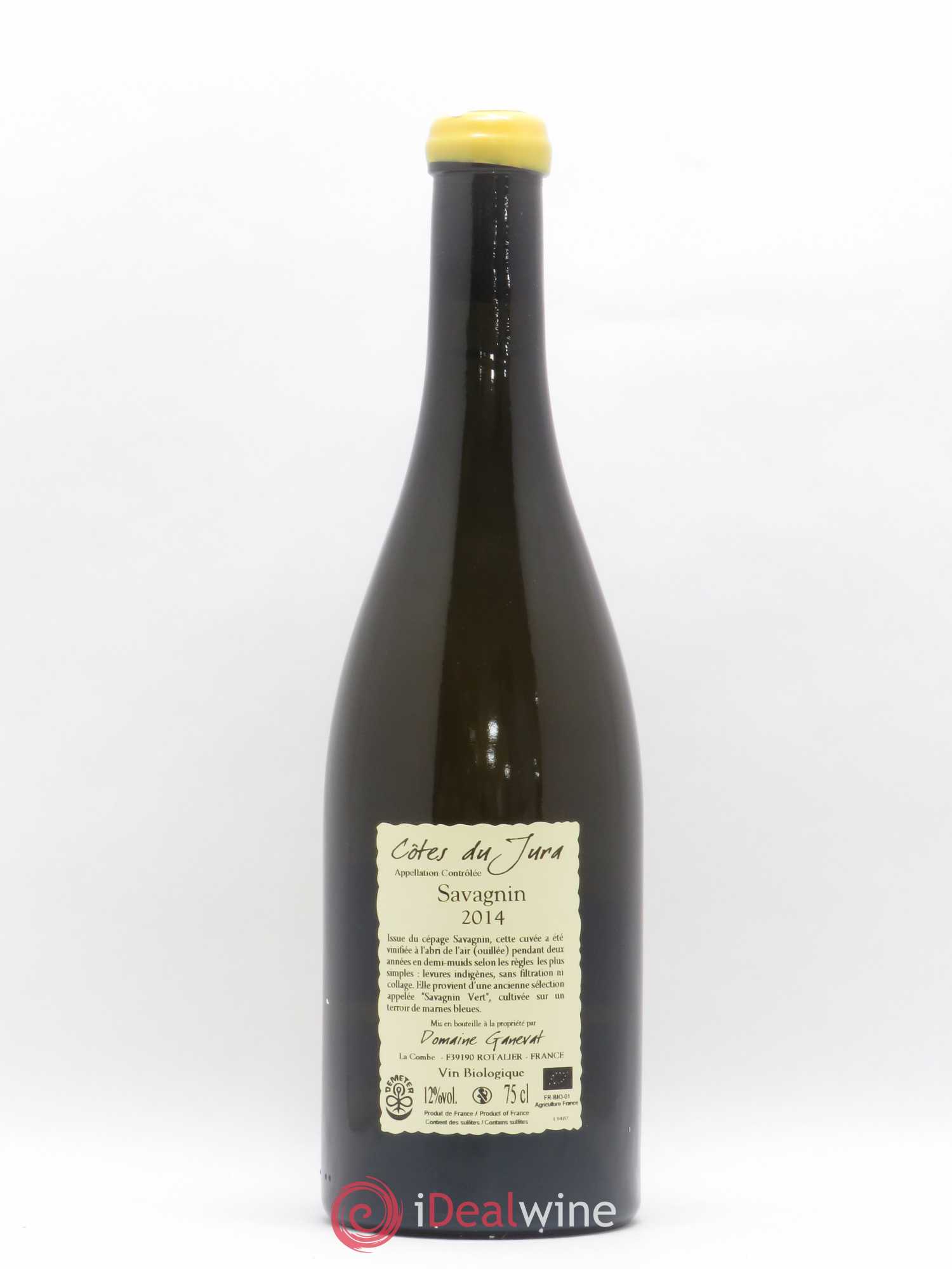 Côtes du Jura Les Chalasses Marnes Bleues Jean-François Ganevat (Domaine) 2014 - Lot de 1 bouteille - 1