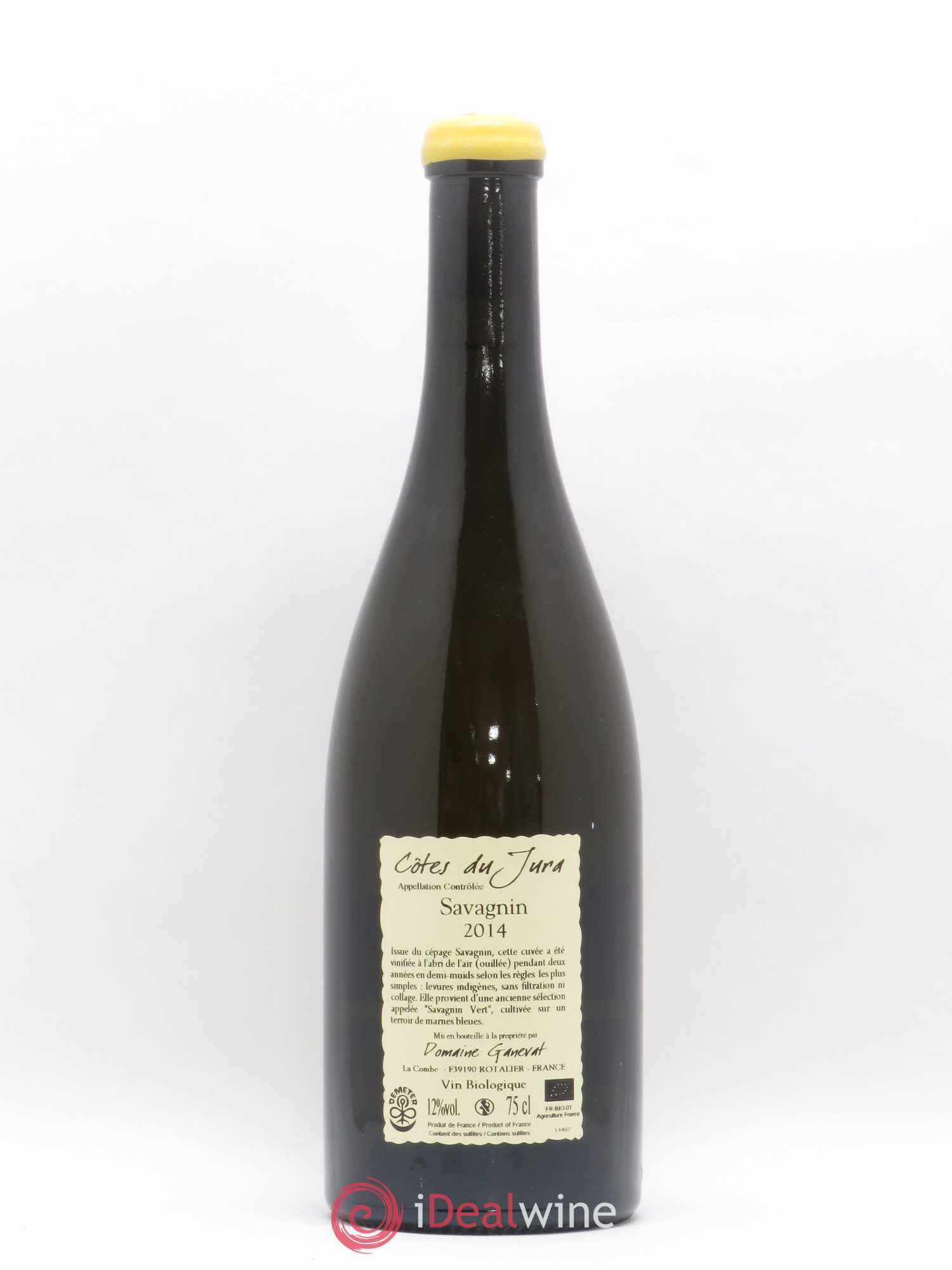 Côtes du Jura Les Chalasses Marnes Bleues Jean-François Ganevat (Domaine) 2014 - Lot de 1 bouteille - 1