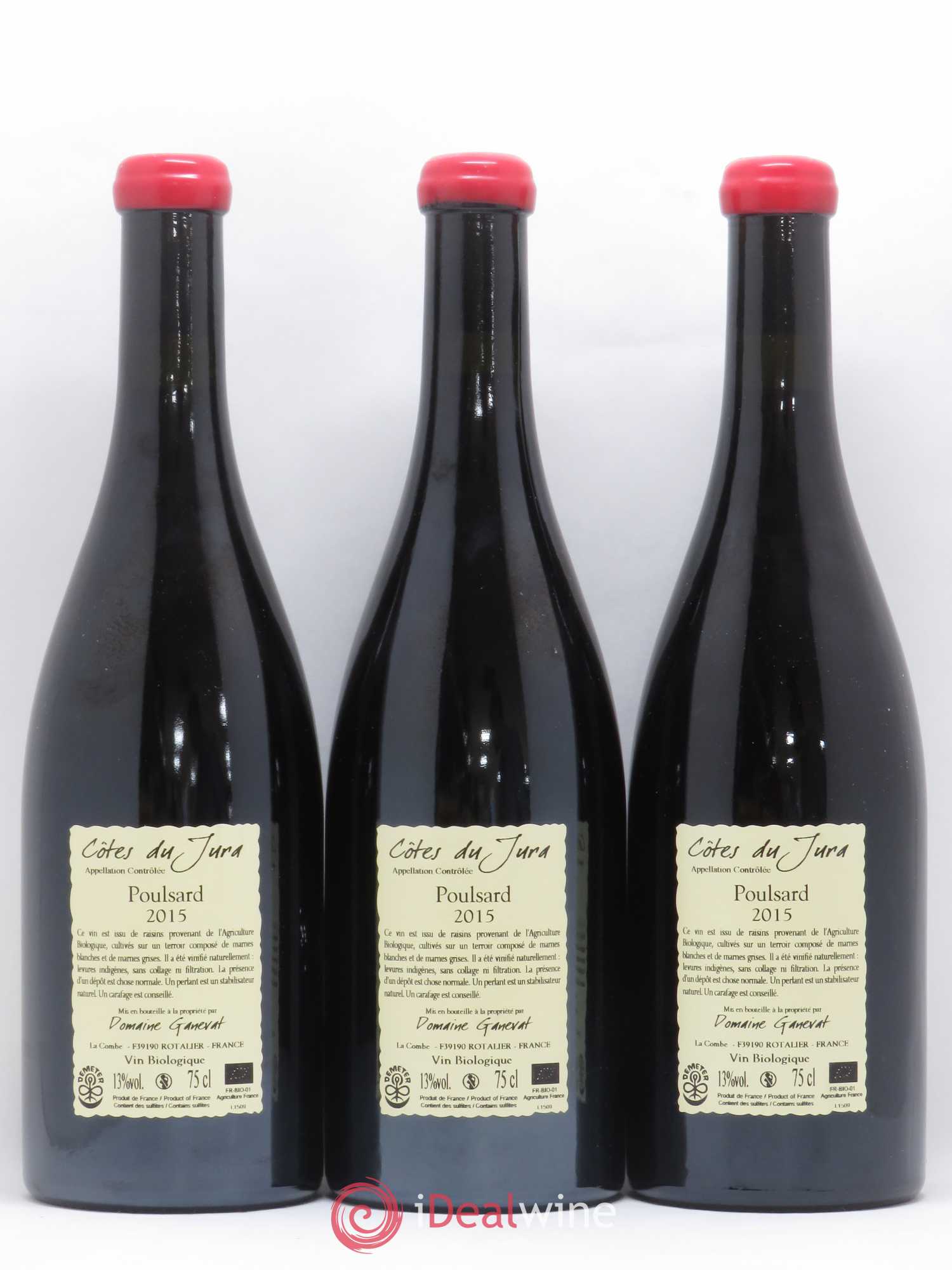 Côtes du Jura Cuvée de l'Enfant Terrible Jean-François Ganevat (Domaine) 2015 - Lot de 3 bouteilles - 1