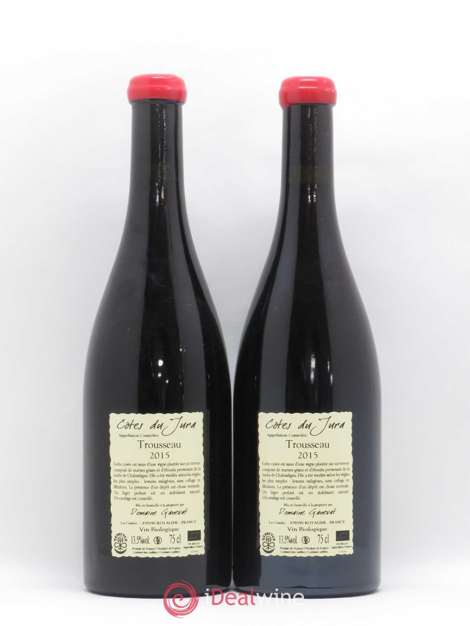 Côtes du Jura Plein Sud Jean-François Ganevat (Domaine) 2015 - Lot de 2 bouteilles - 1