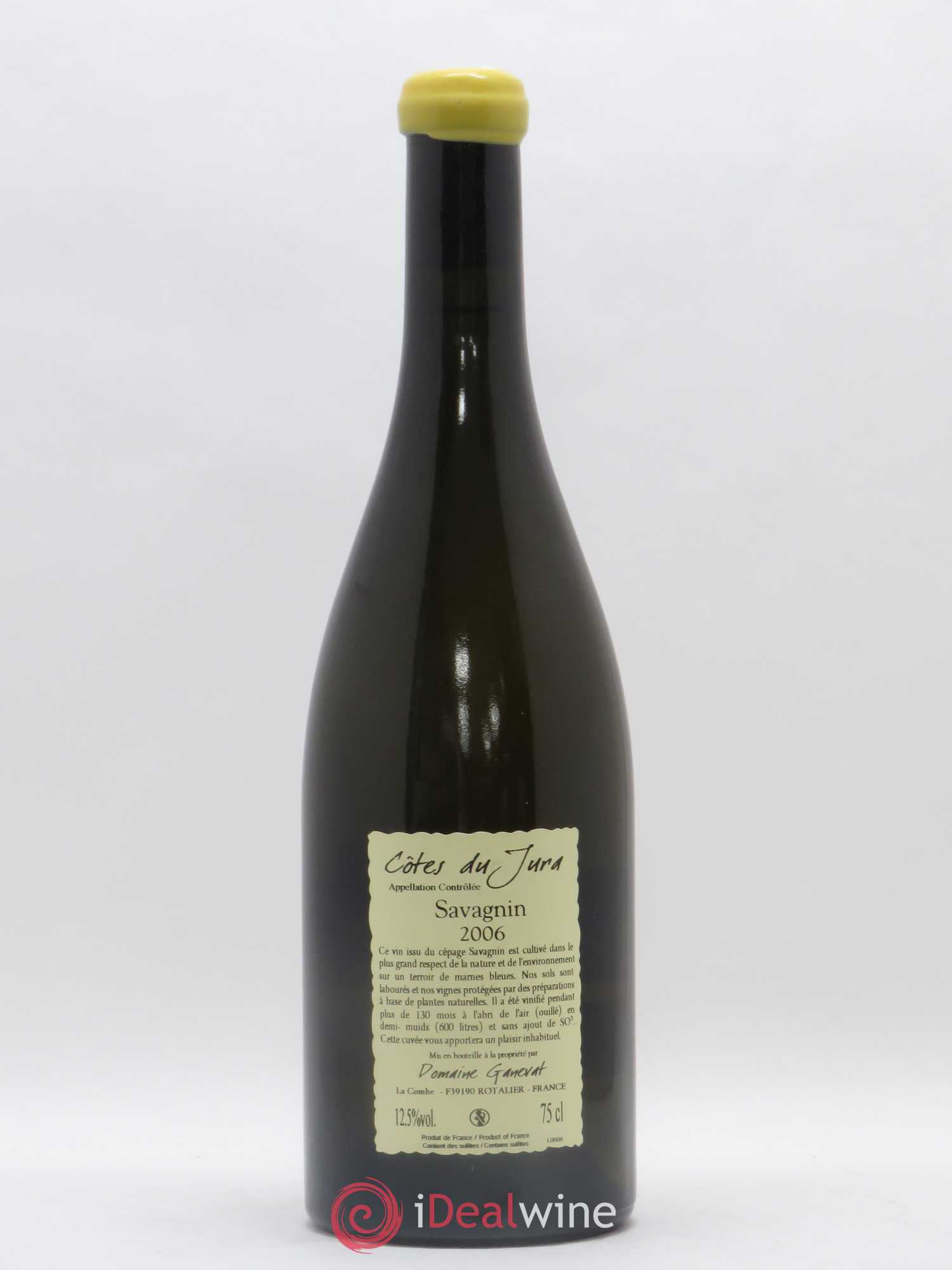 Côtes du Jura Les Vignes de mon Père Jean-François Ganevat (Domaine) 2006 - Lot de 1 bouteille - 1