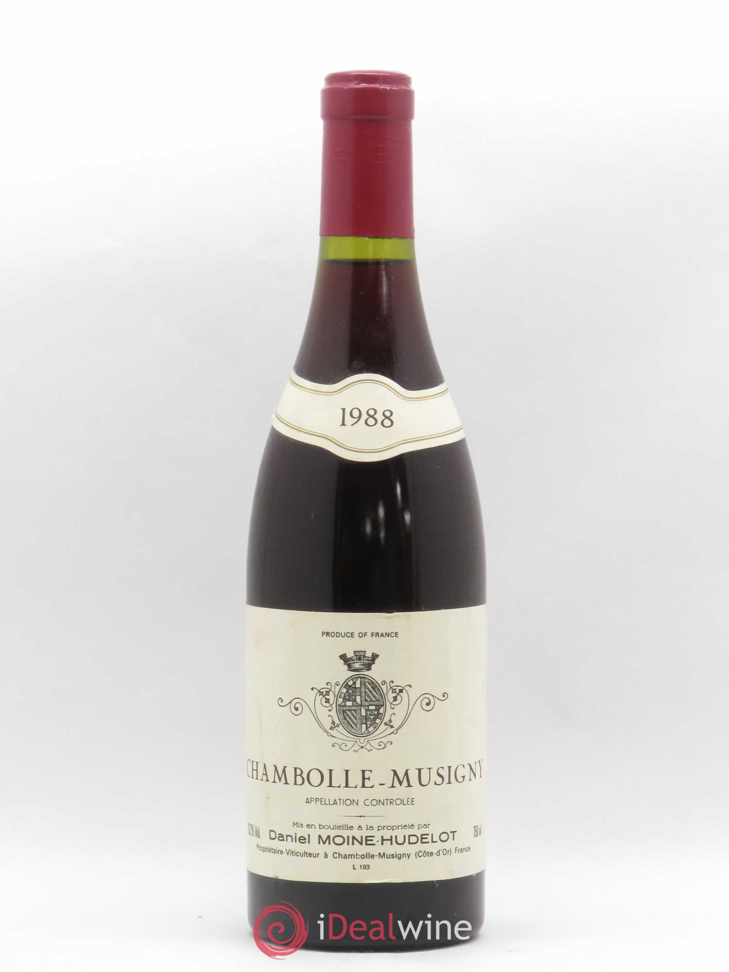 Chambolle-Musigny Moine-Hudelot (Domaine) 1988 - Lot de 1 bouteille - 0