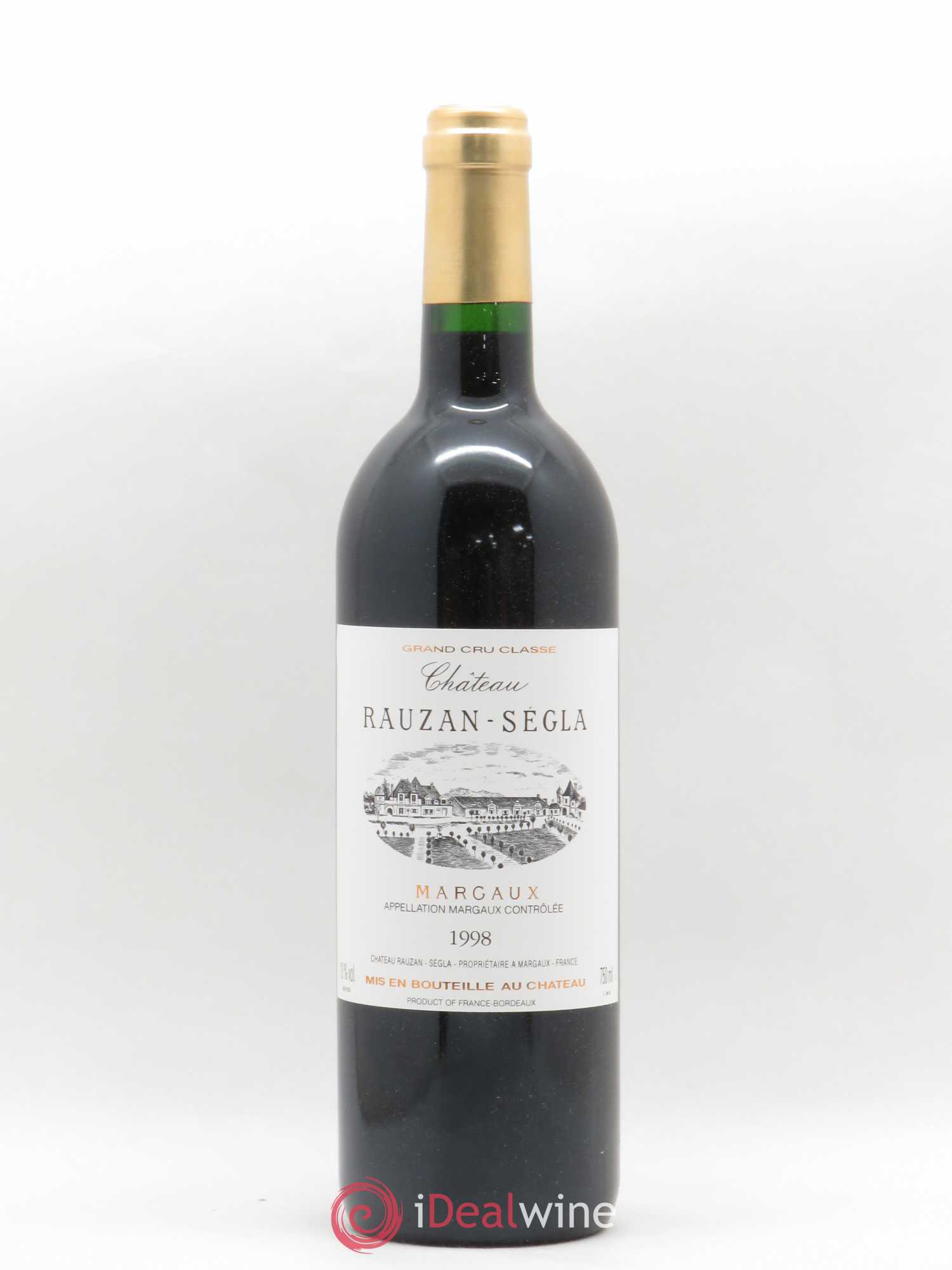 Château Rauzan Ségla Grand Cru Classé 1998 - Lot de 1 bouteille - 0
