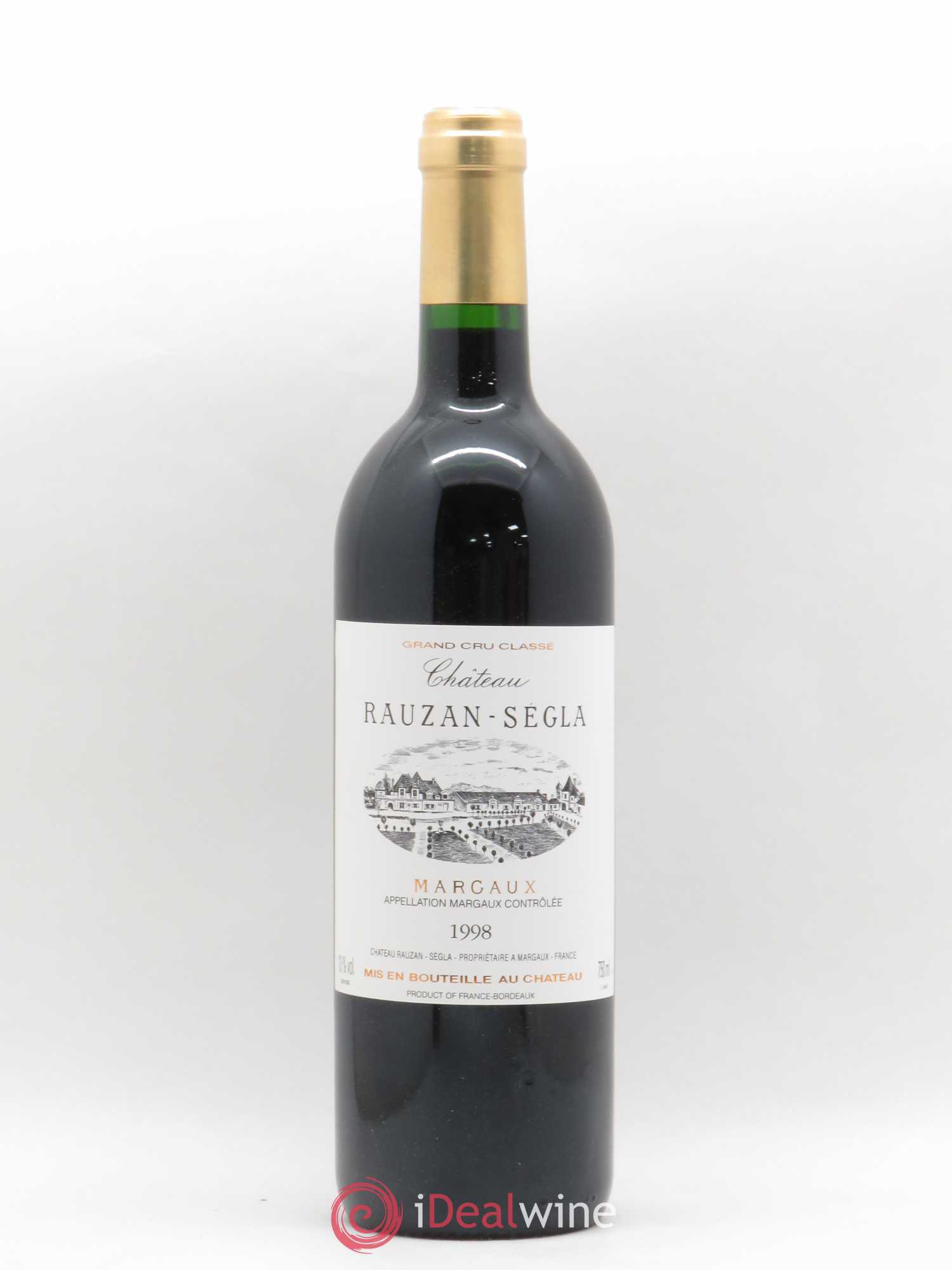Château Rauzan Ségla Grand Cru Classé 1998 - Lot de 1 bouteille - 0