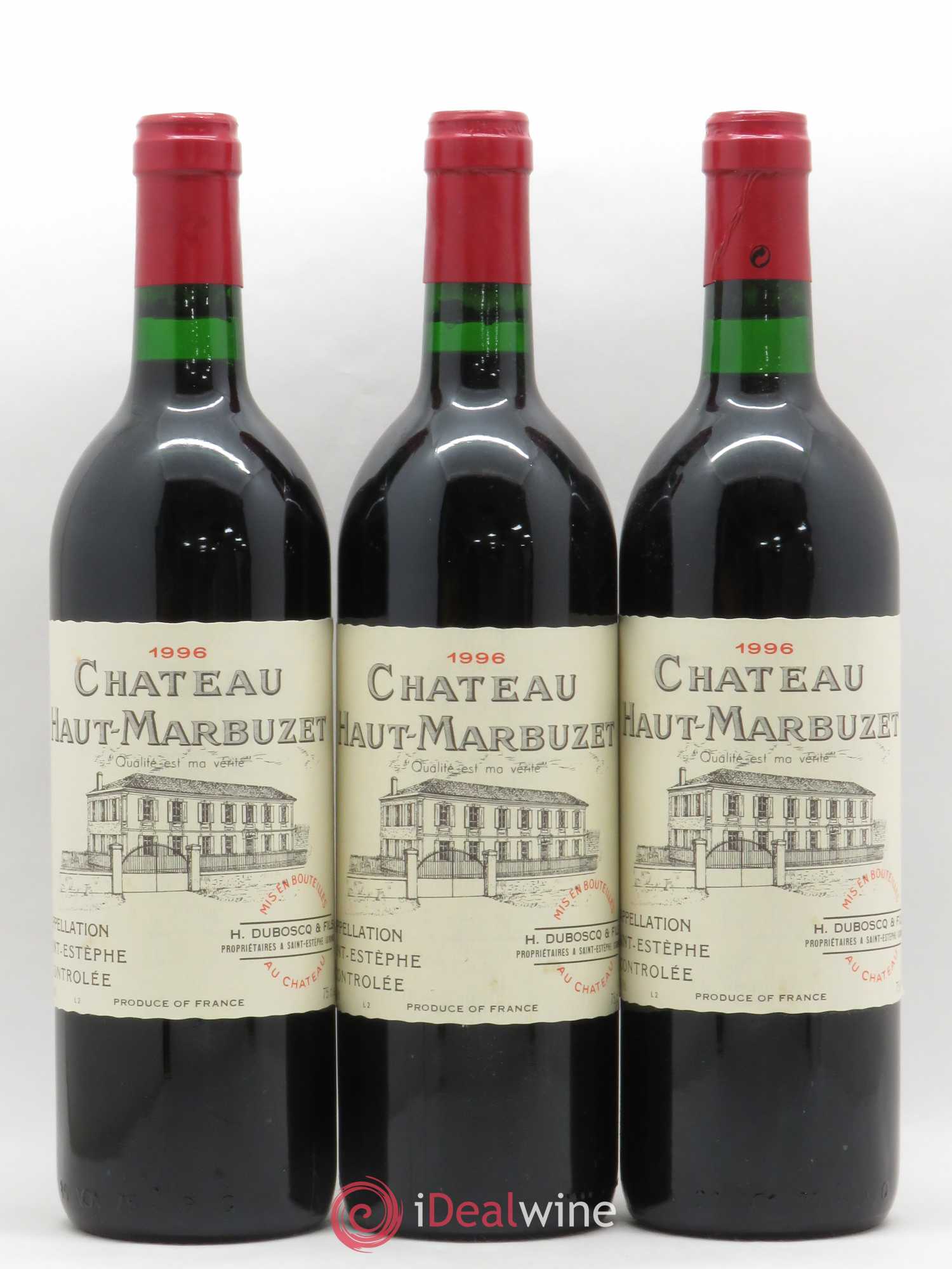 Château Haut Marbuzet 1996 - Lot de 12 bouteilles - 3