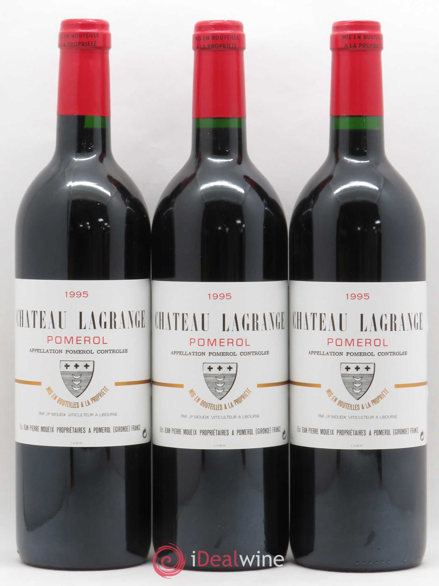 Château Lagrange à Pomerol 1995 - Lot de 12 bouteilles - 1