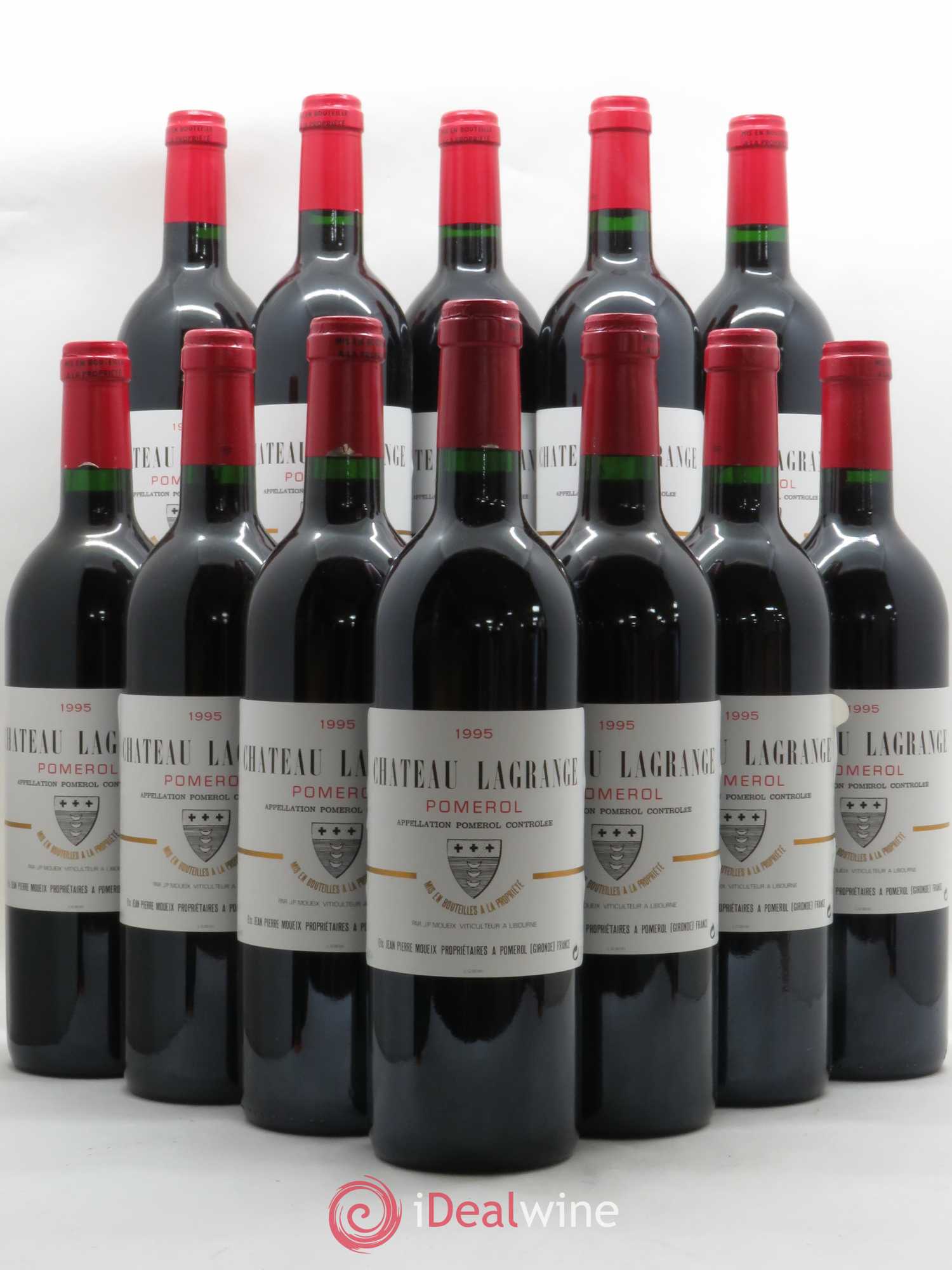 Château Lagrange à Pomerol 1995 - Lot de 12 bouteilles - 0