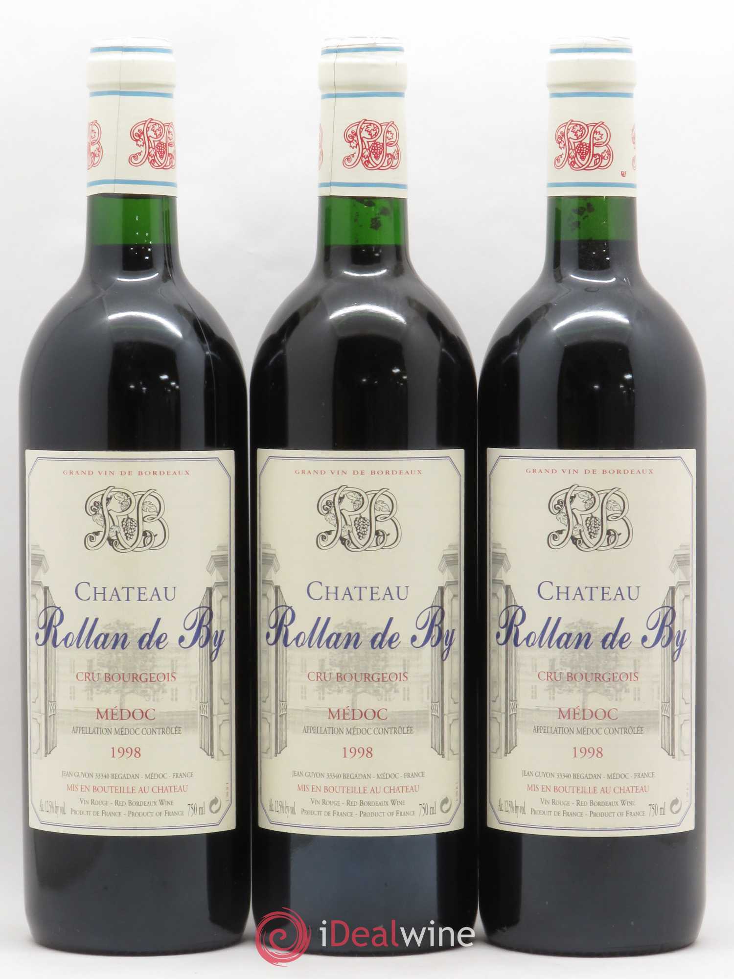 Château Rollan de By Cru Bourgeois 1998 - Lot de 12 bouteilles - 2