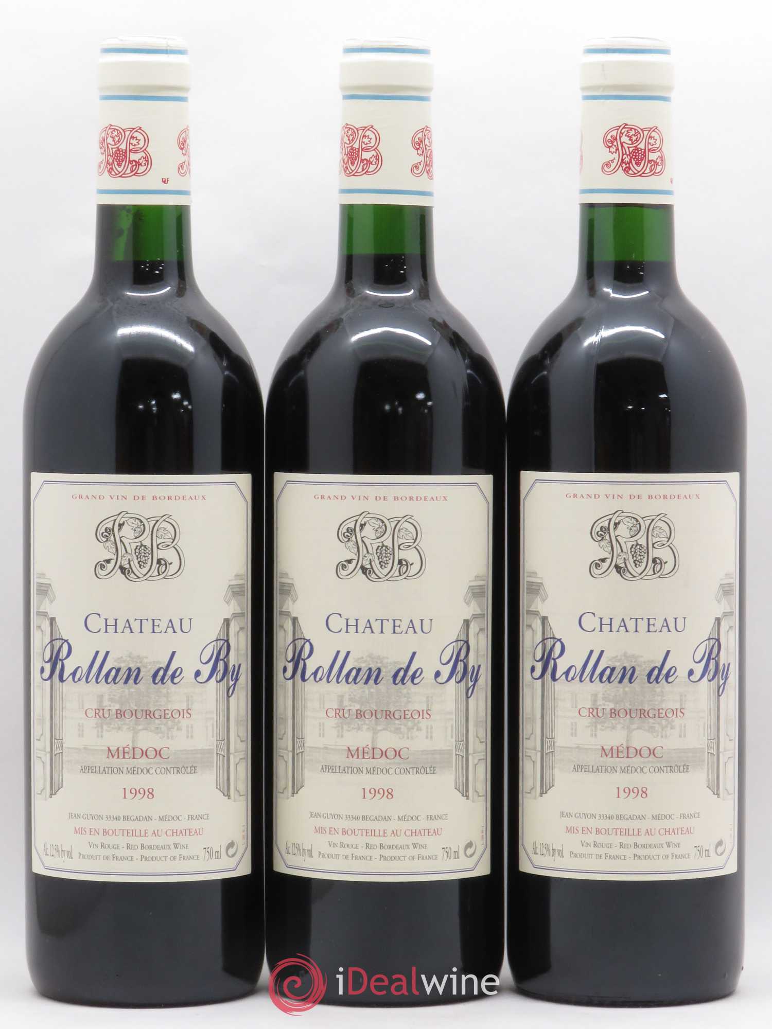 Château Rollan de By Cru Bourgeois 1998 - Lot de 12 bouteilles - 4