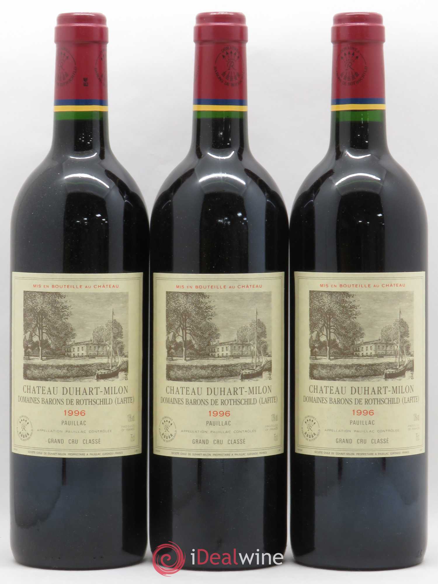 Château Duhart-Milon 4ème Grand Cru Classé 1996 - Lot de 12 bouteilles - 1