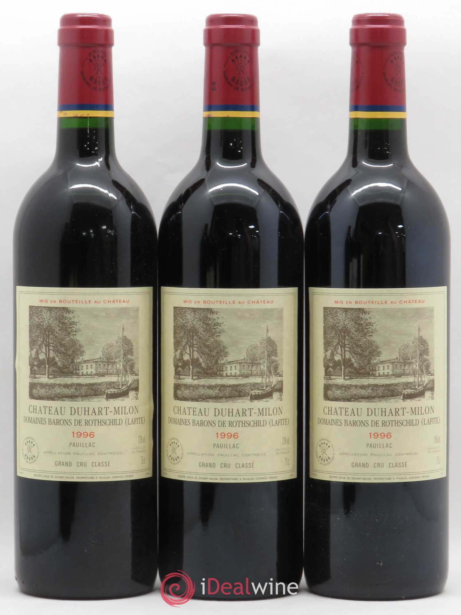 Château Duhart-Milon 4ème Grand Cru Classé 1996 - Lot de 12 bouteilles - 2