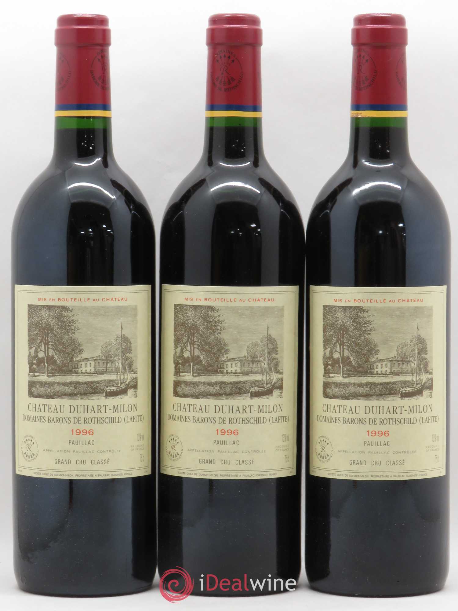 Château Duhart-Milon 4ème Grand Cru Classé 1996 - Lot de 12 bouteilles - 3