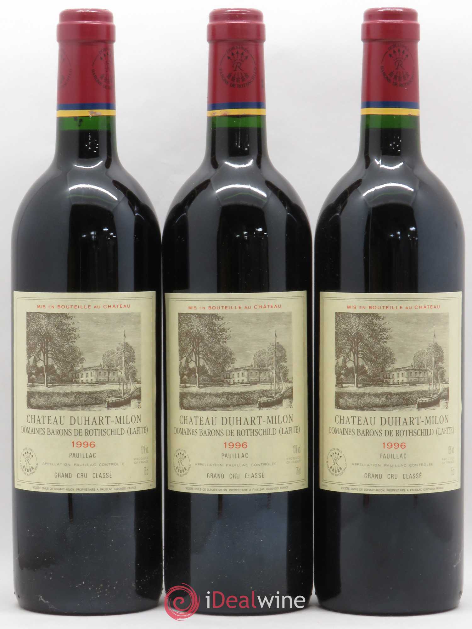 Château Duhart-Milon 4ème Grand Cru Classé 1996 - Lot de 12 bouteilles - 4