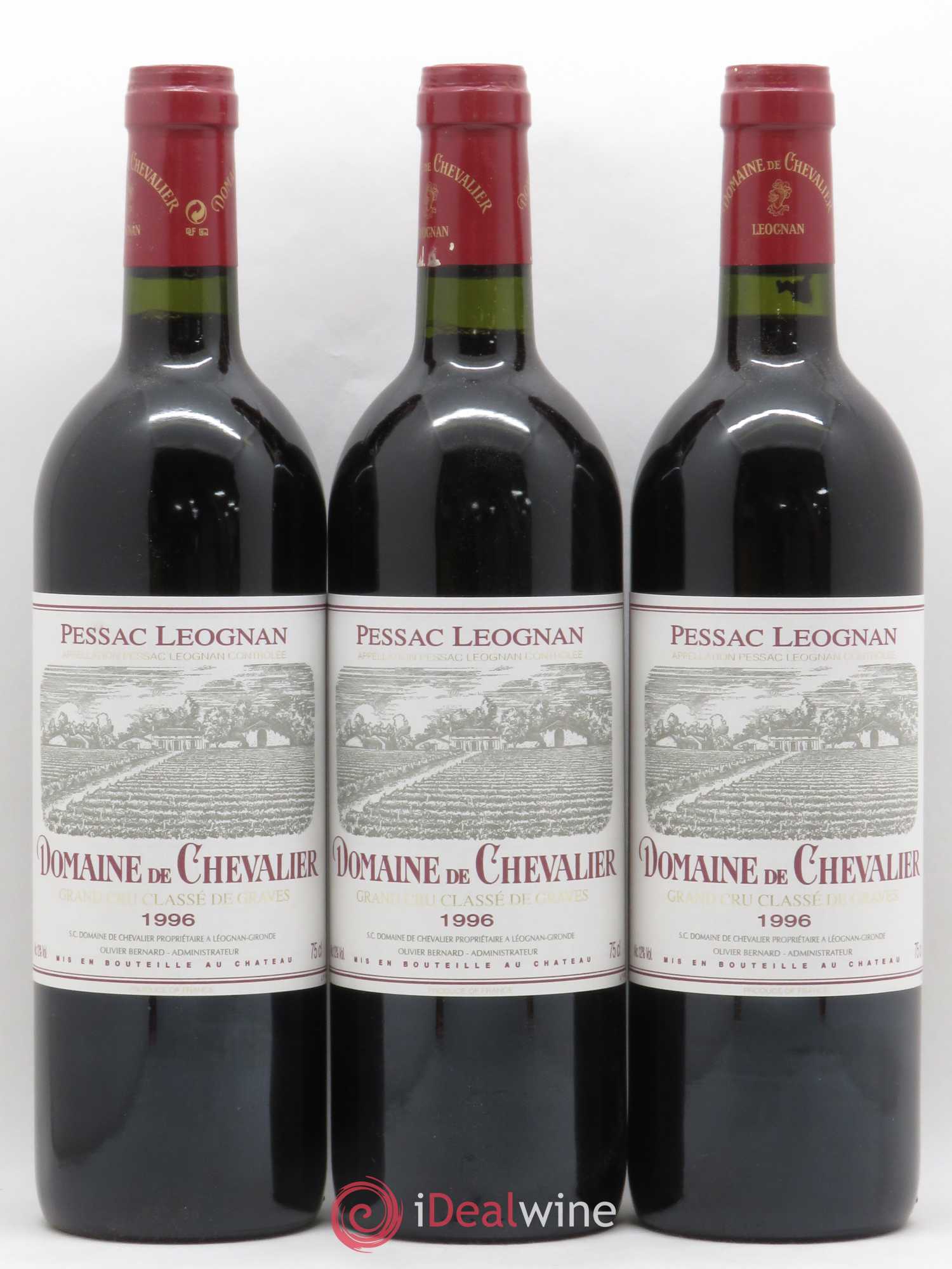 Domaine de Chevalier Cru Classé de Graves 1996 - Lot de 12 bouteilles - 1