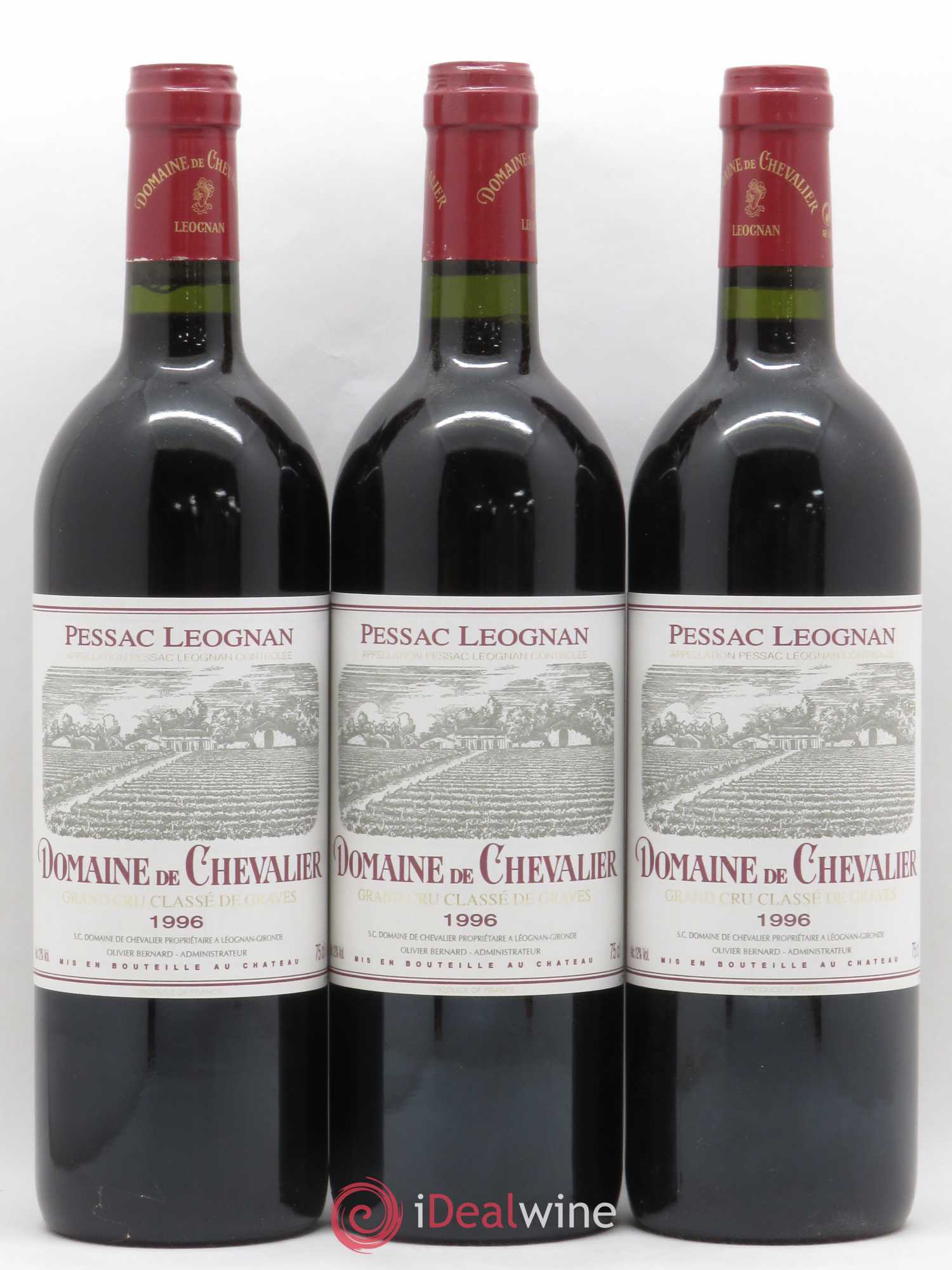 Domaine de Chevalier Cru Classé de Graves 1996 - Lot de 12 bouteilles - 2
