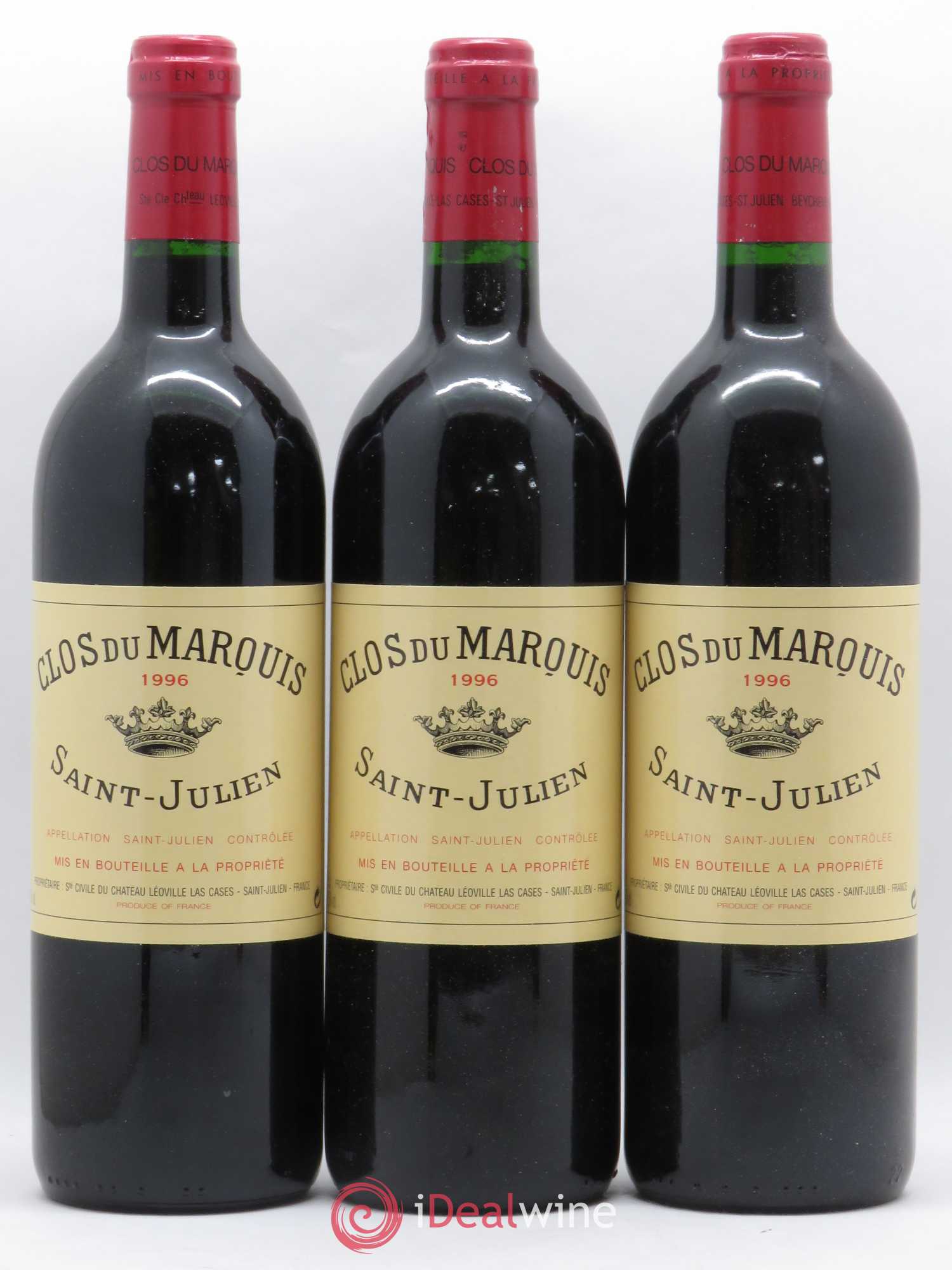 Clos du Marquis 1996 - Lot de 12 bouteilles - 1