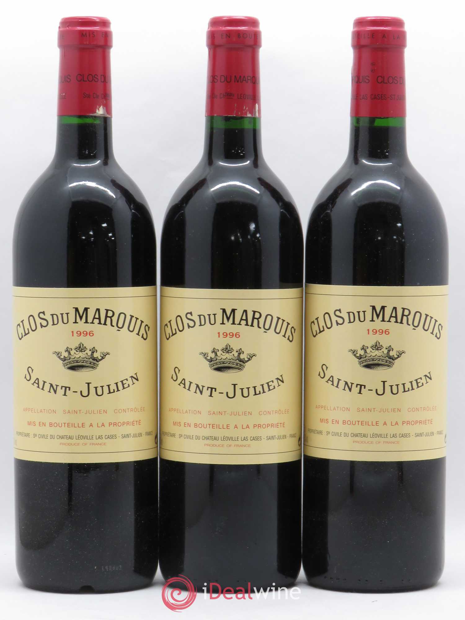 Clos du Marquis 1996 - Lot de 12 bouteilles - 2