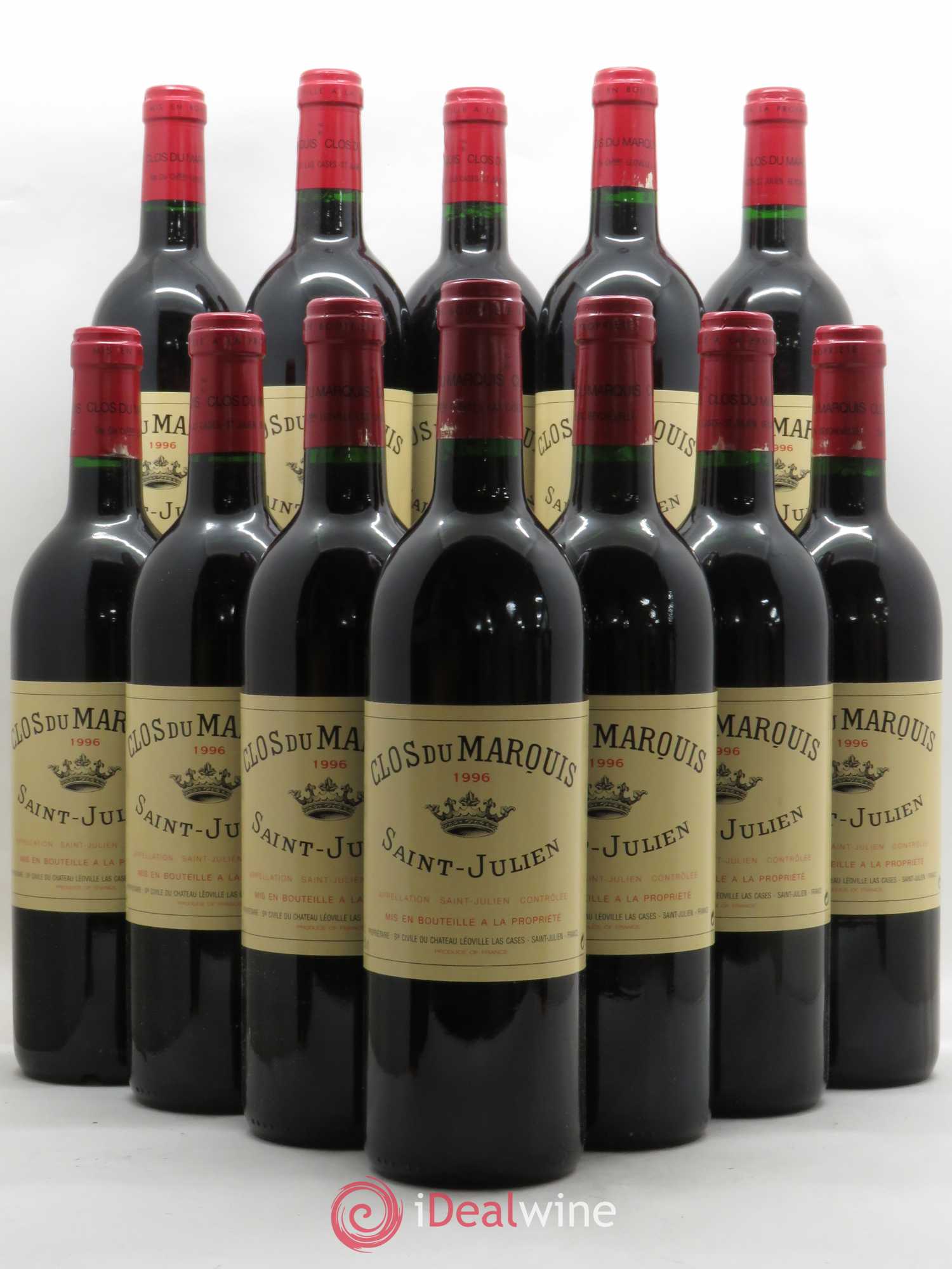 Clos du Marquis 1996 - Lot de 12 bouteilles - 0