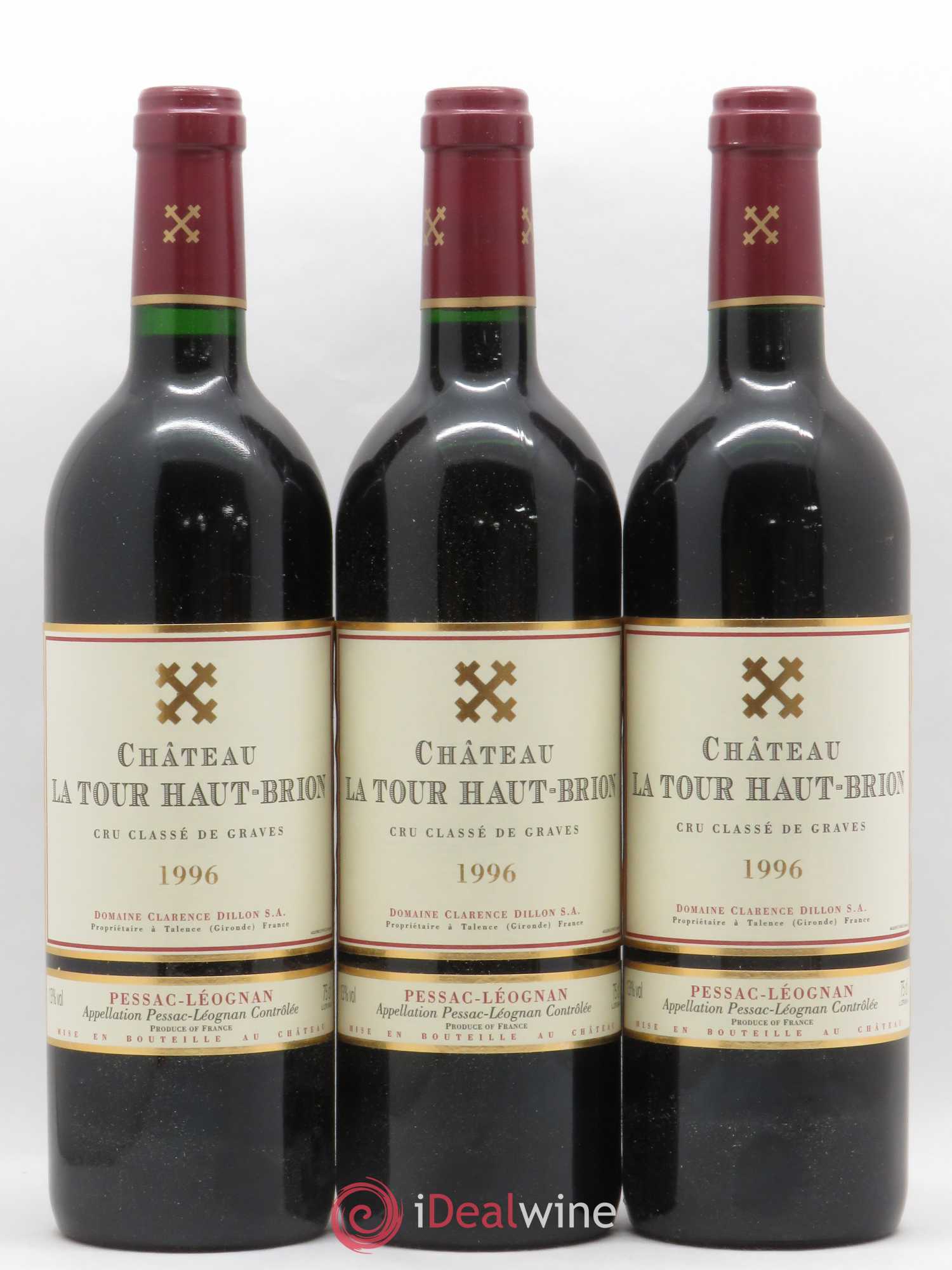 Château la Tour Haut-Brion Cru Classé de Graves 1996 - Lot de 12 bouteilles - 3