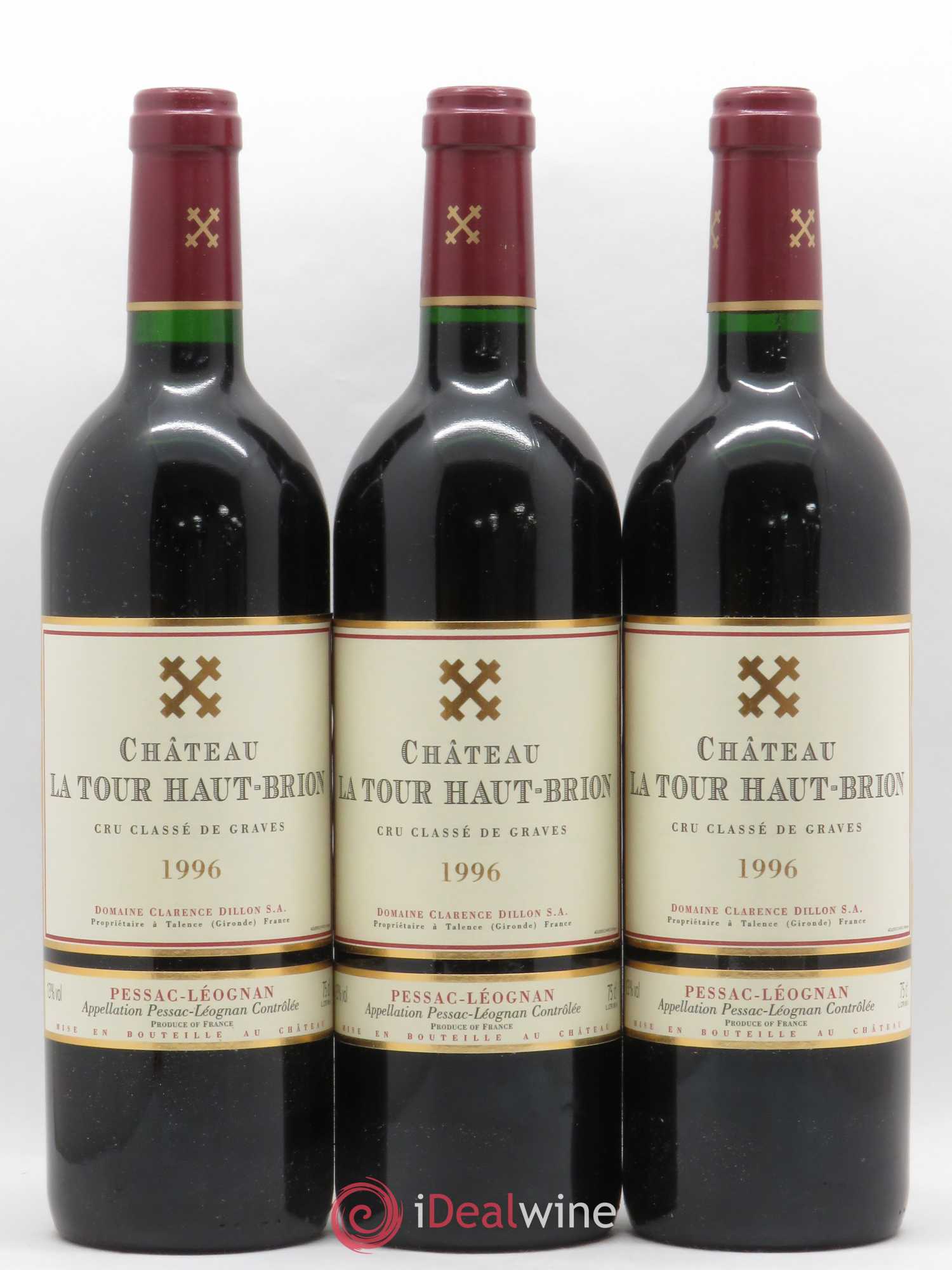 Château la Tour Haut-Brion Cru Classé de Graves 1996 - Lot de 12 bouteilles - 4