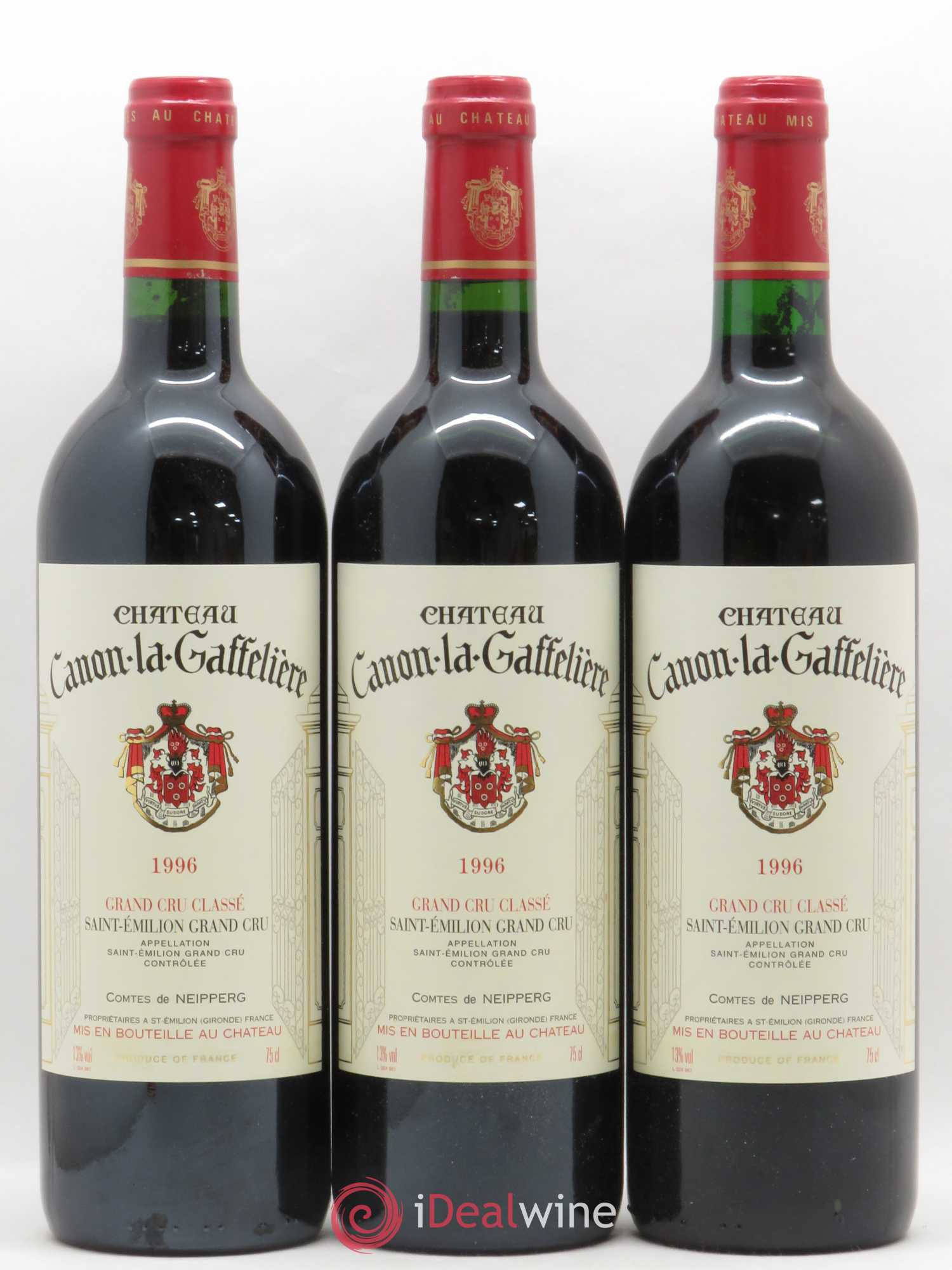 Château Canon la Gaffelière 1er Grand Cru Classé B 1996 - Lotto di 12 bottiglie - 2