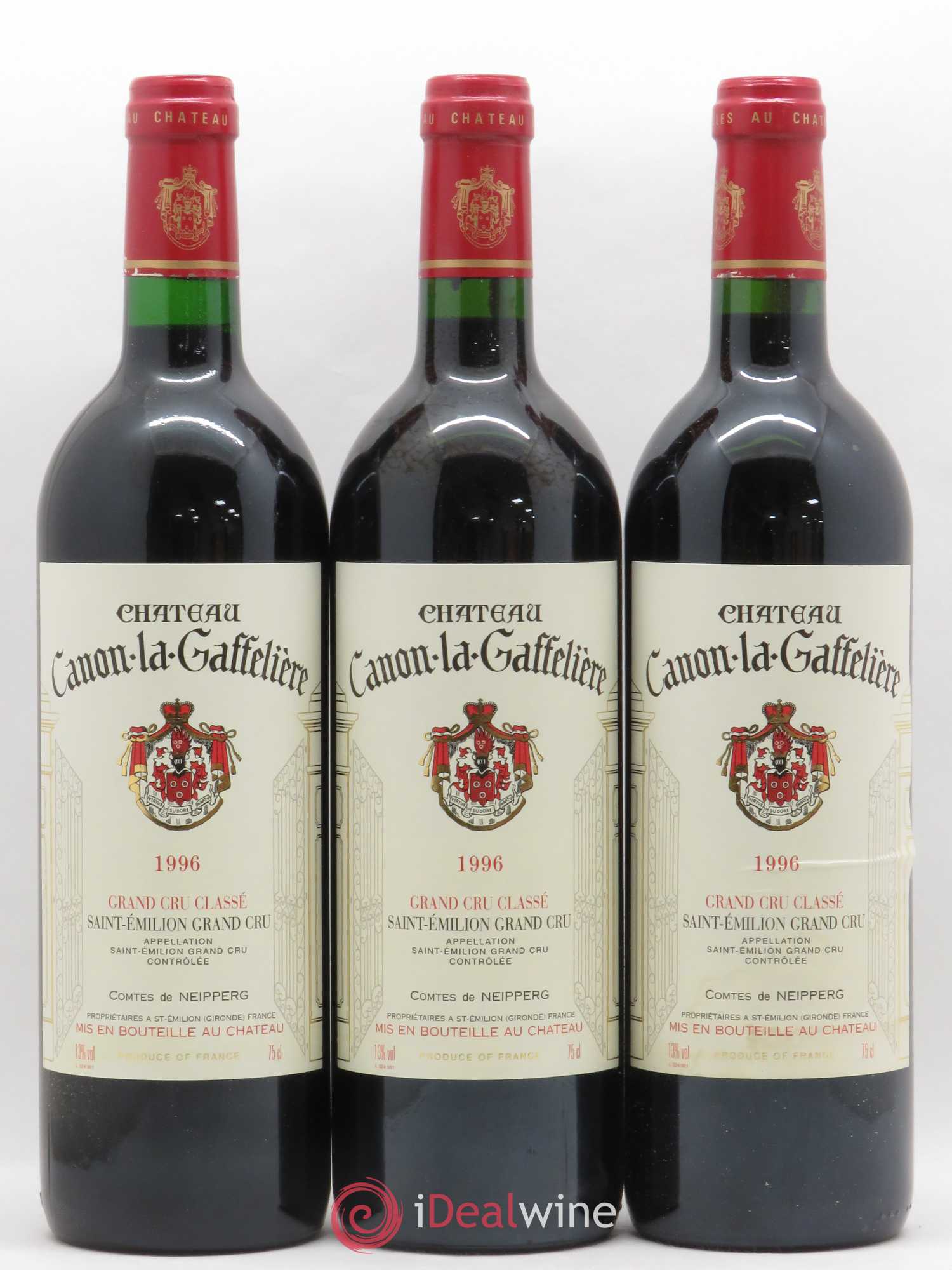 Château Canon la Gaffelière 1er Grand Cru Classé B 1996 - Lotto di 12 bottiglie - 3