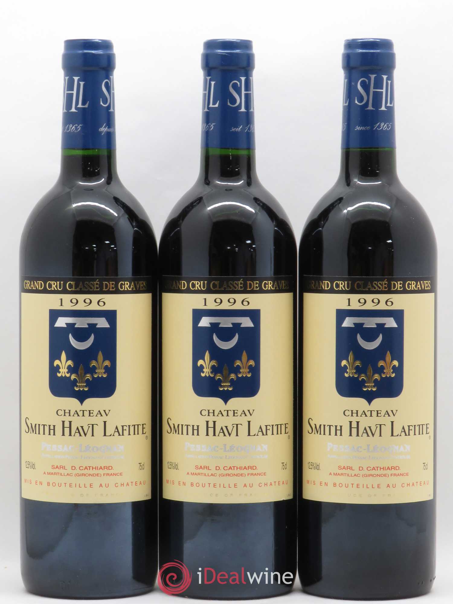 Château Smith Haut Lafitte Cru Classé de Graves 1996 - Lot de 12 bouteilles - 1