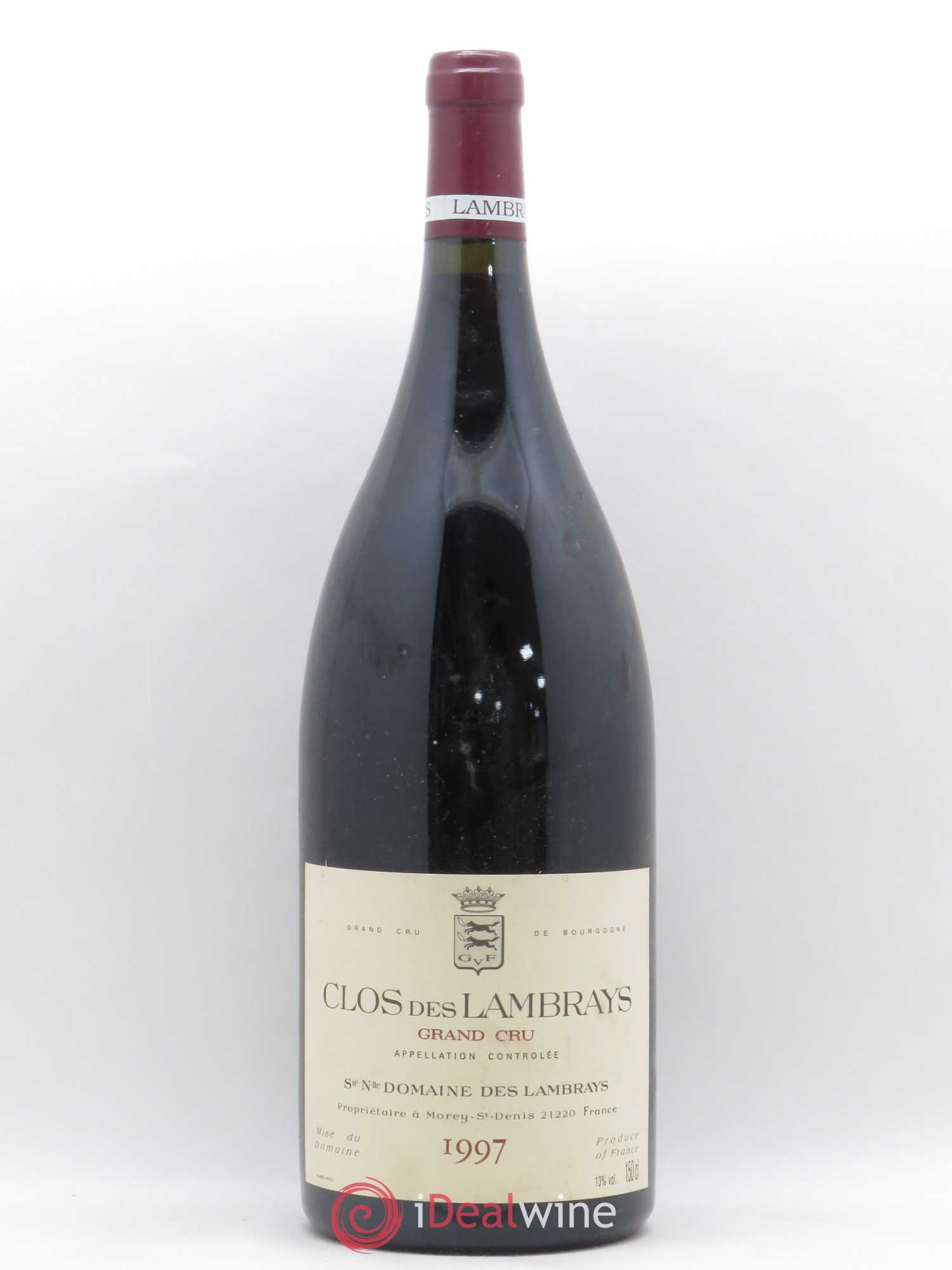 Clos des Lambrays Grand Cru Domaine des Lambrays 1997 - Lot de 1 magnum - 0