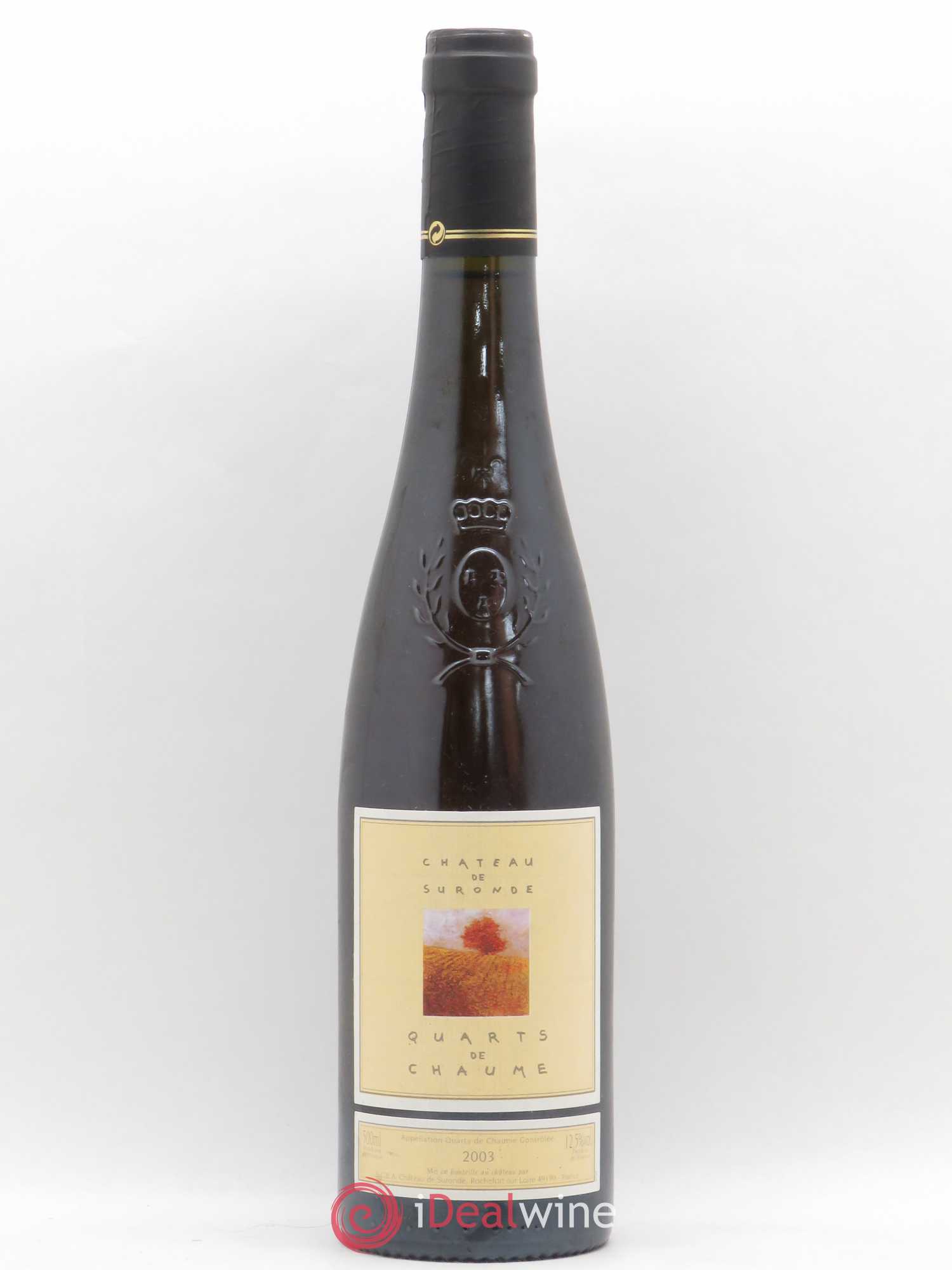 Quarts de Chaume Château de Surronde 50cl 2003 - Posten von 1 Flasche - 0