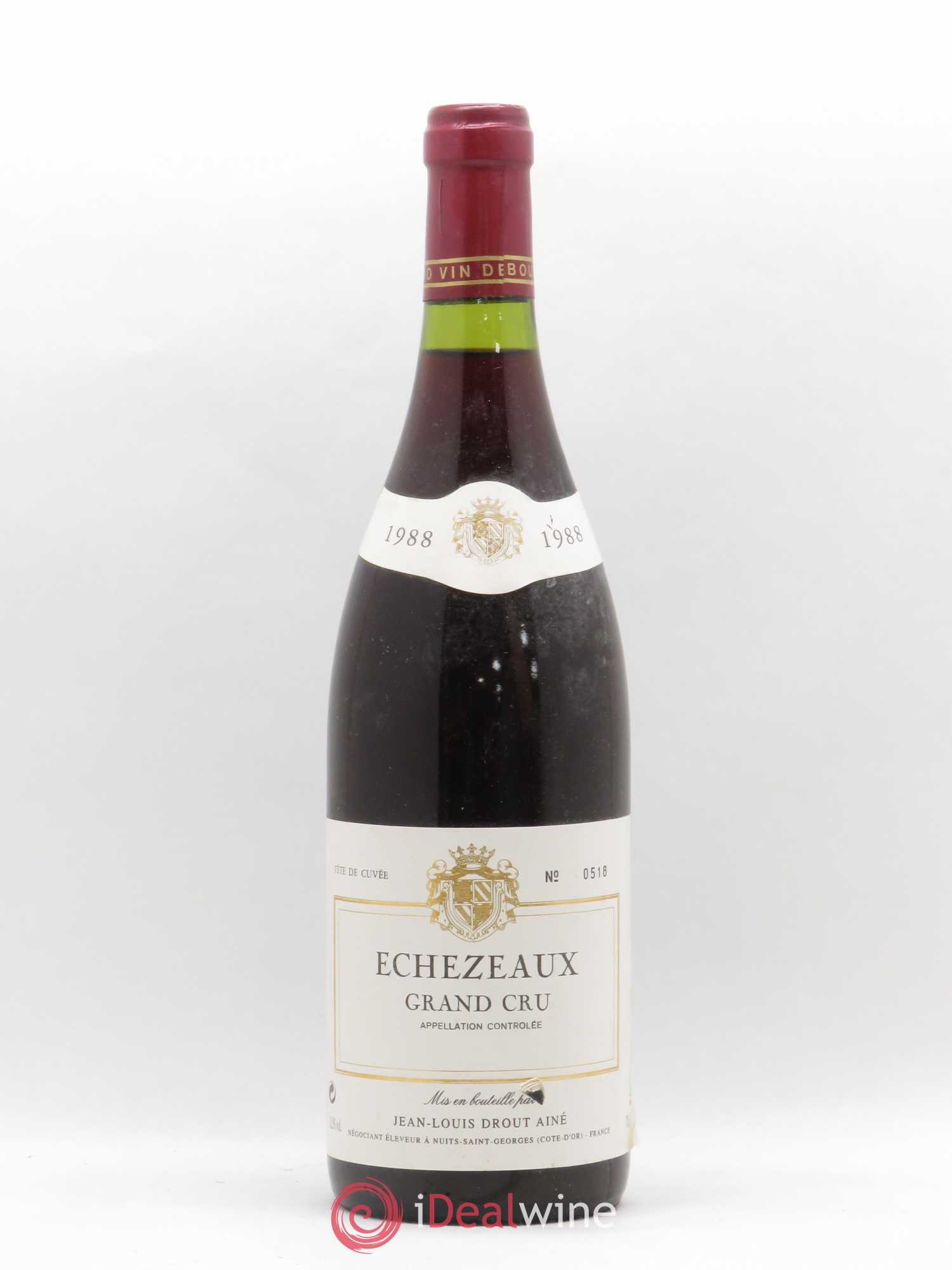 Echezeaux Grand Cru Jean Louis Drout Aîné 1988 - Posten von 1 Flasche - 0
