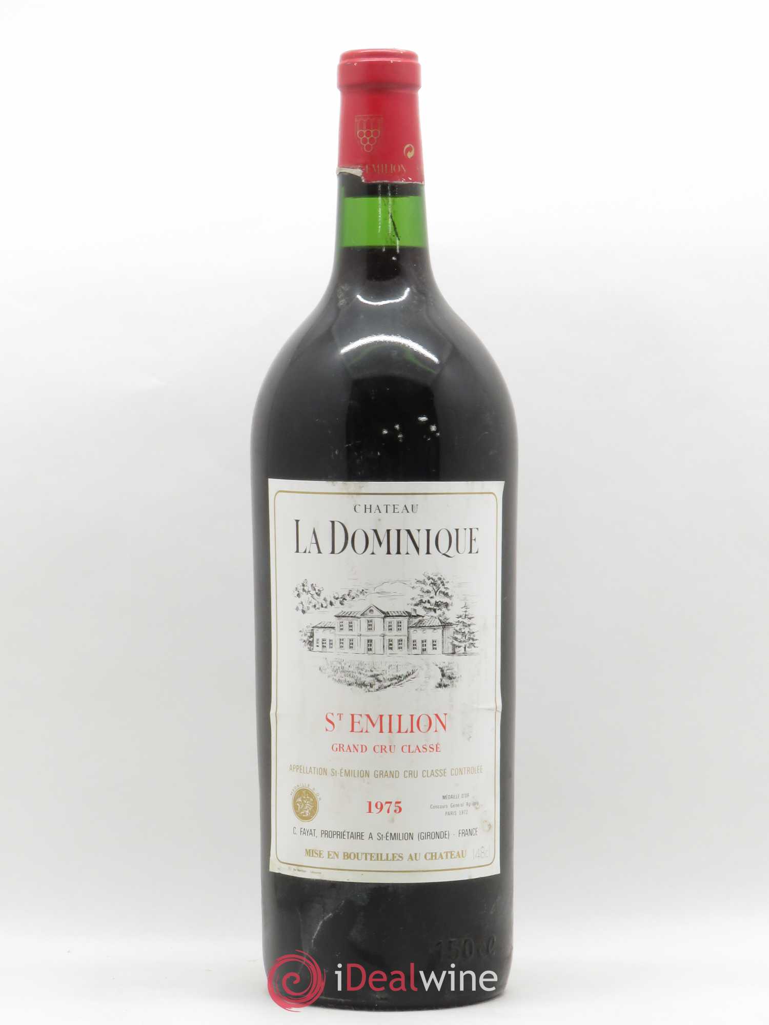 Château la Dominique Grand Cru Classé 1975 - Lot de 1 magnum - 0