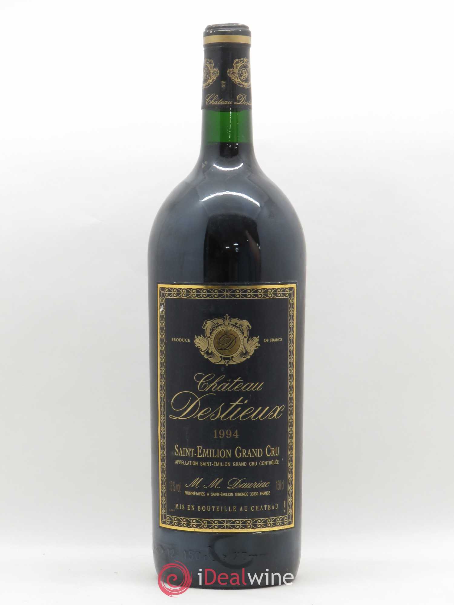 Château Destieux Grand Cru Classé 1994 - Lot de 1 magnum - 0