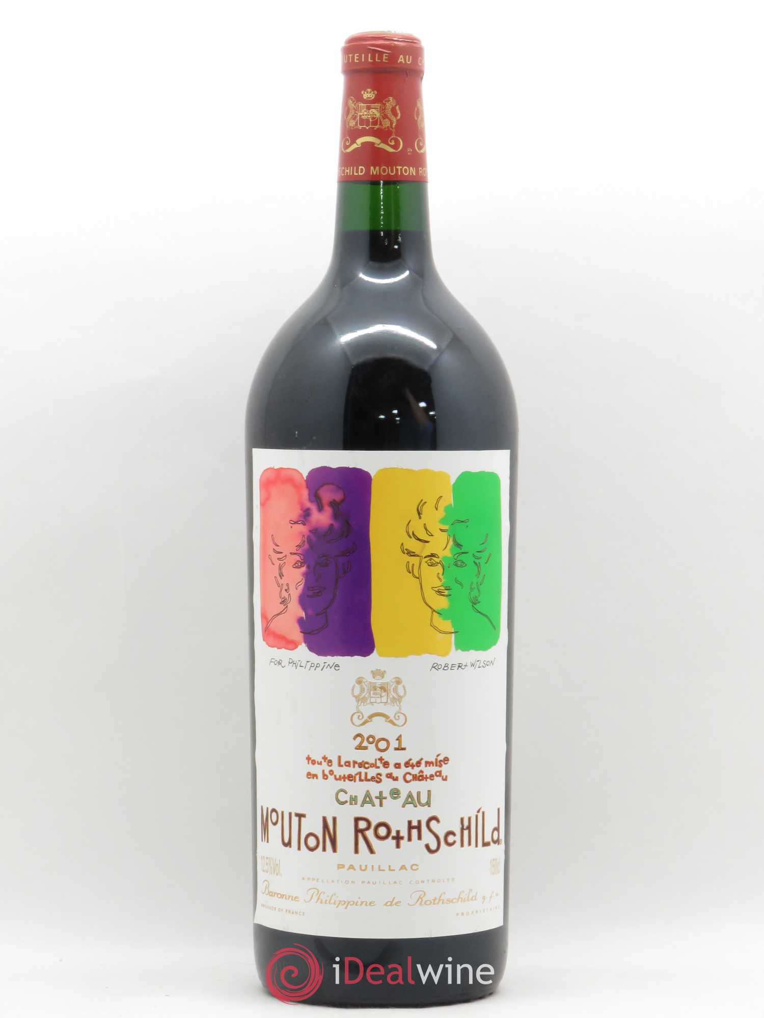 Château Mouton Rothschild 1er Grand Cru Classé 2001 - Lot de 1 magnum - 0