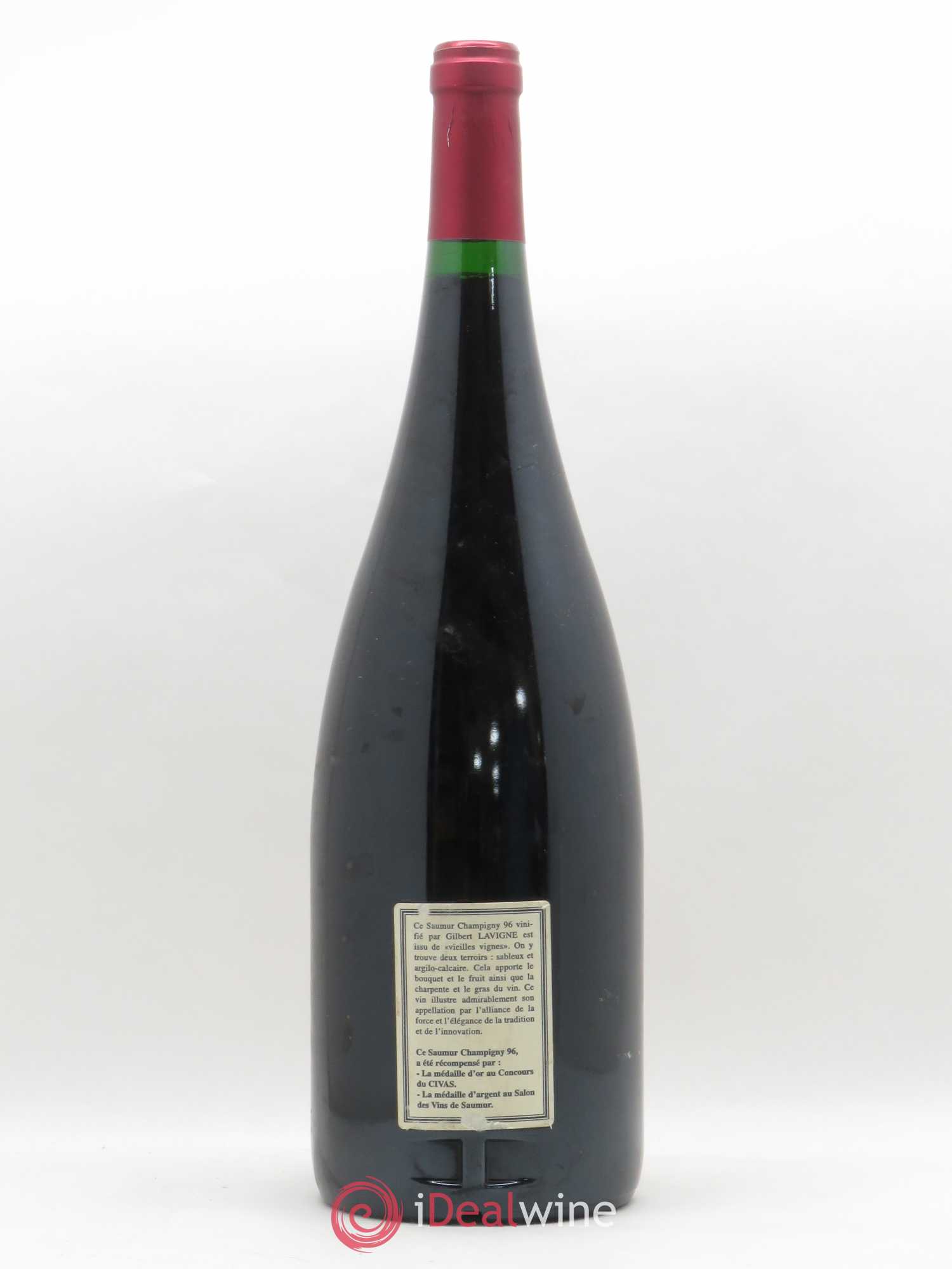 Saumur-Champigny Les Aieules Vieilles Vignes Domaine Lavigne 1996 - Lot de 1 magnum - 1