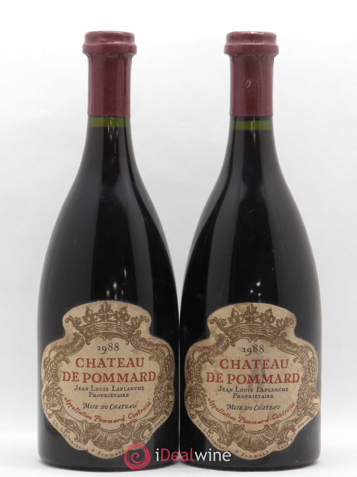 Pommard Château de Pommard 1988 - Lot de 2 bouteilles - 0