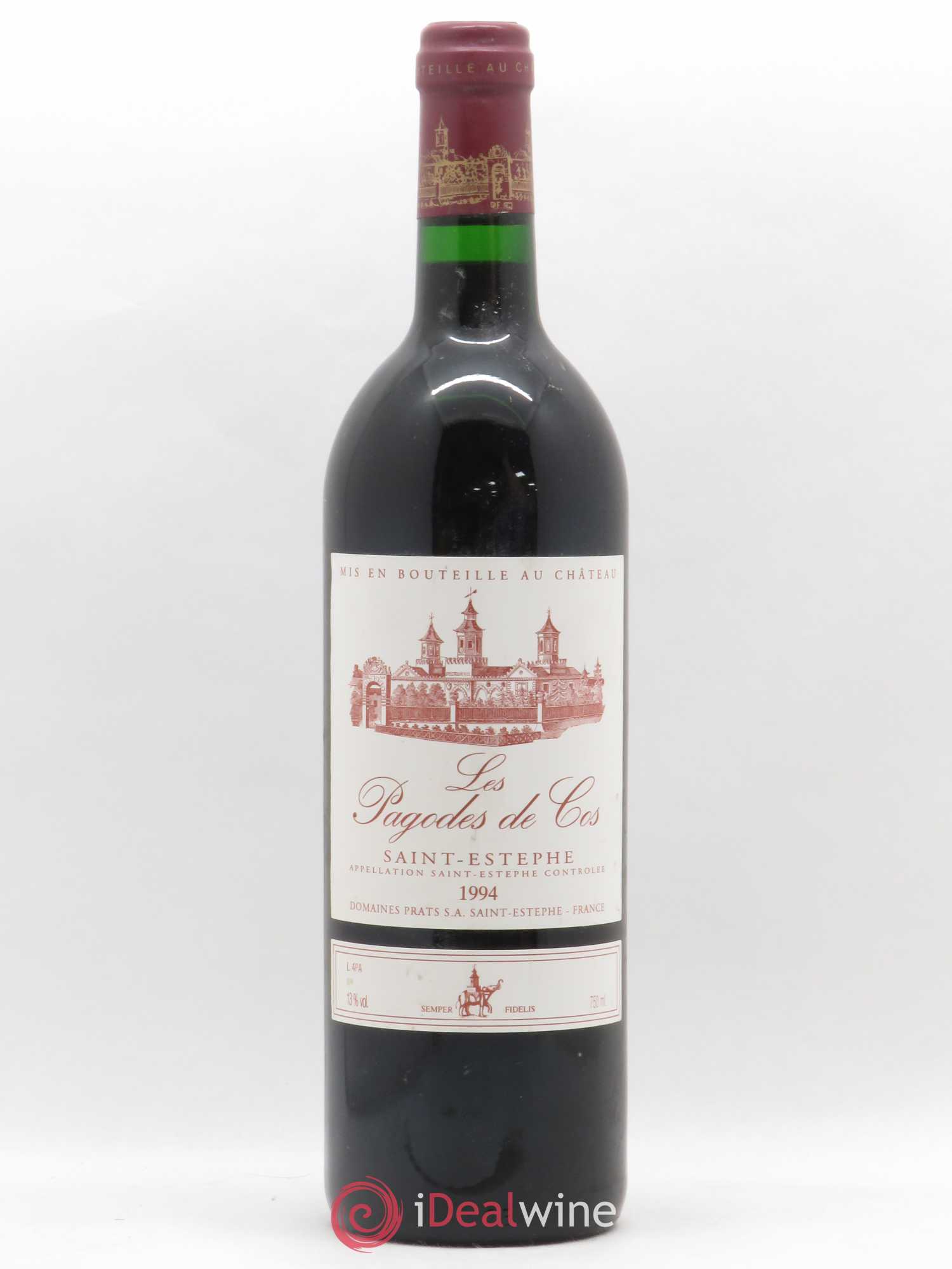 Les Pagodes de Cos Second Vin 1994 - Posten von 1 Flasche - 0