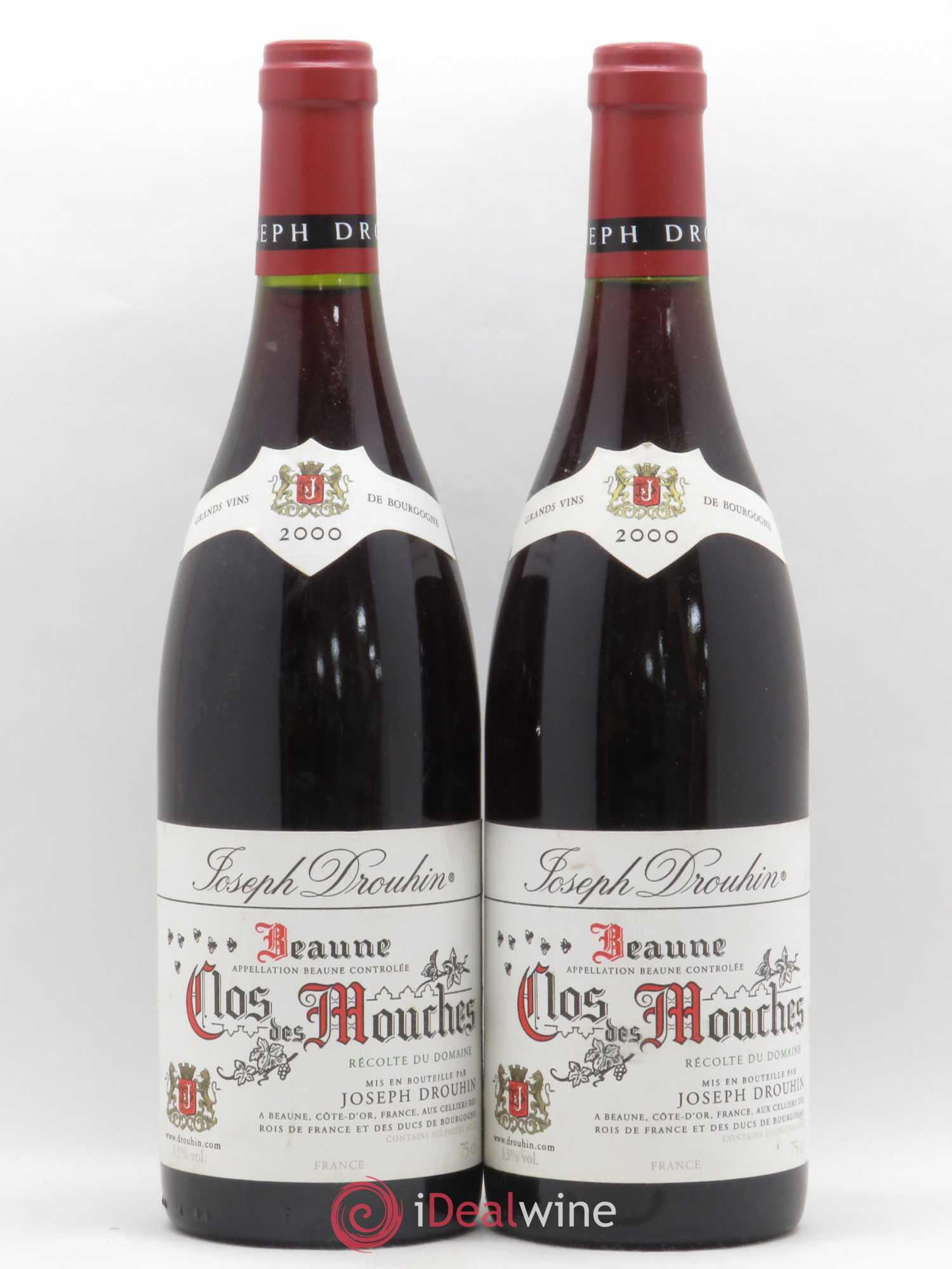 Beaune 1er Cru Clos des Mouches Joseph Drouhin 2000 - Lot de 2 bouteilles - 0