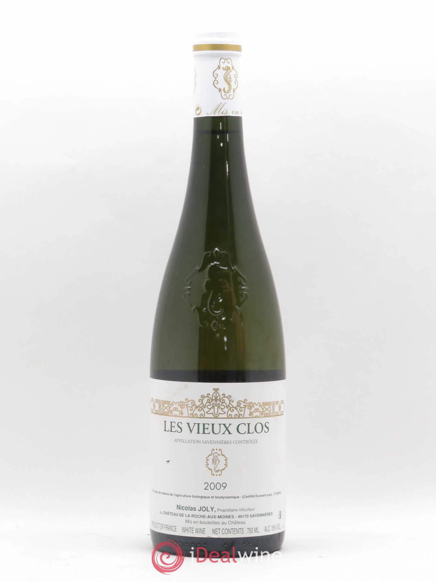 Savennières Les Vieux Clos Vignobles de la Coulée de Serrant - Nicolas Joly 2009 - Lot de 1 bouteille - 0