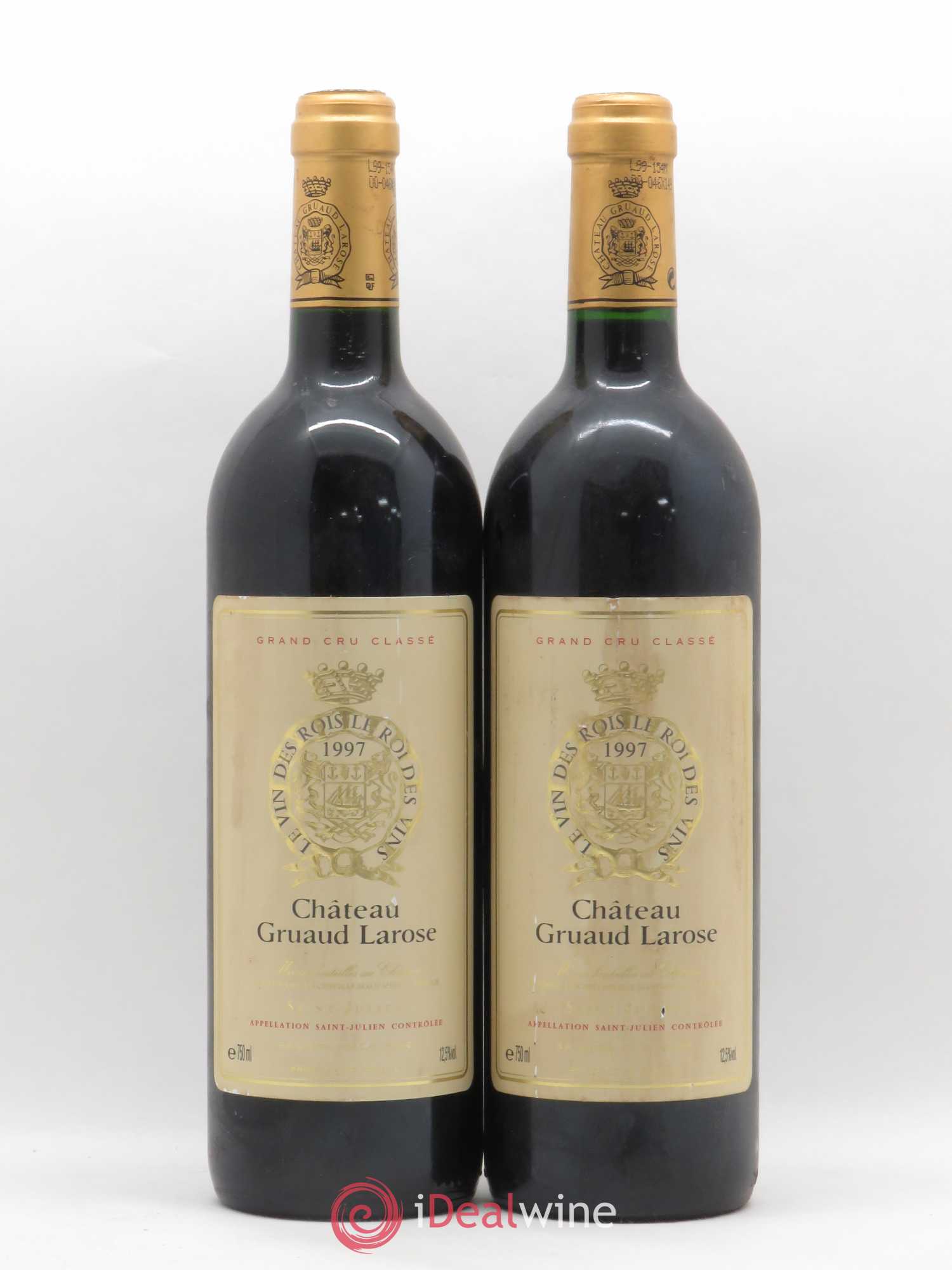 Château Gruaud Larose 2ème Grand Cru Classé 1997 - Lot de 2 bouteilles - 0