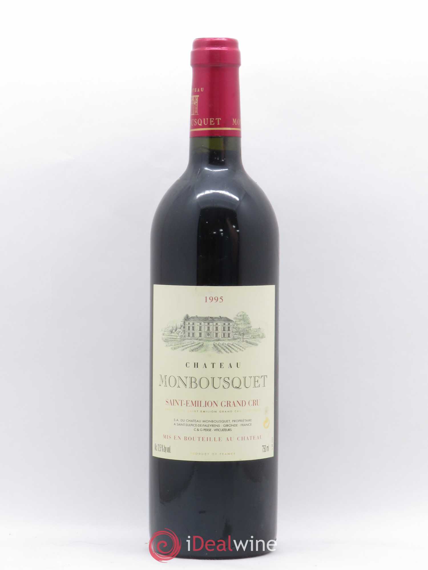 Château Monbousquet Grand Cru Classé 1995 - Lot de 1 bouteille - 0