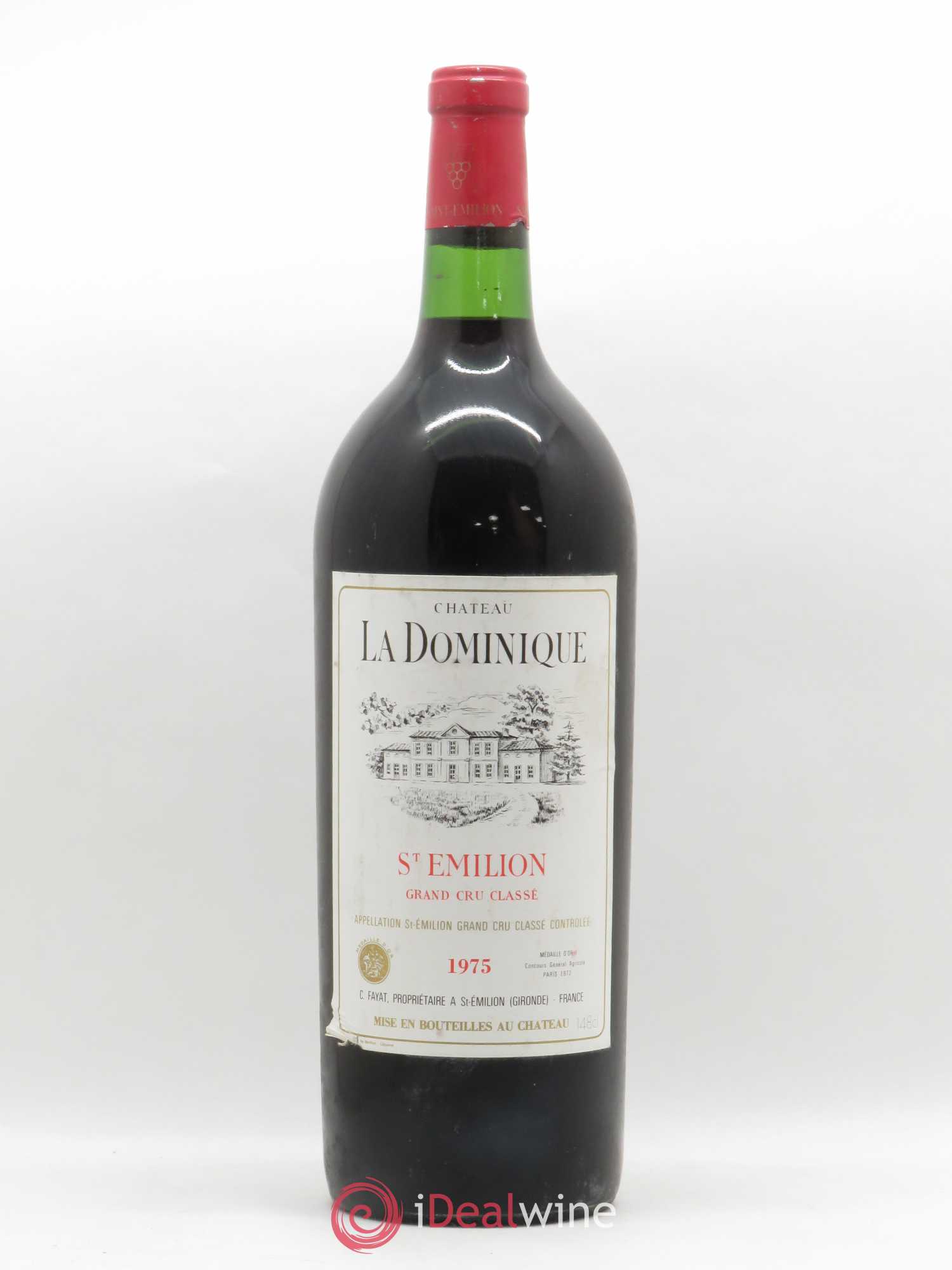 Château la Dominique Grand Cru Classé 1975 - Lot de 1 magnum - 0