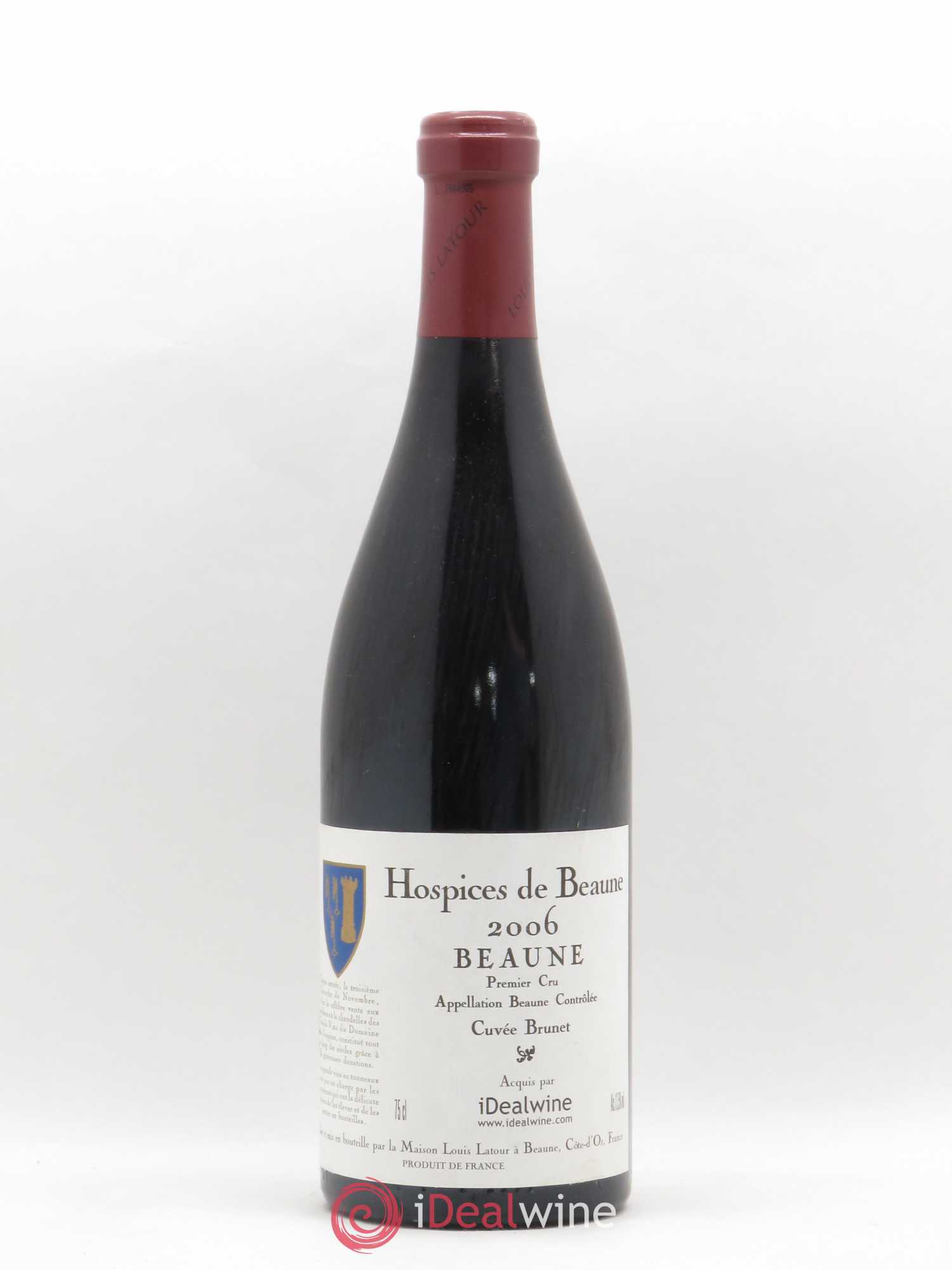 Beaune 1er Cru Cuvée Brunet Hospices de Beaune Louis Latour 2006 - Lot de 1 bouteille - 0