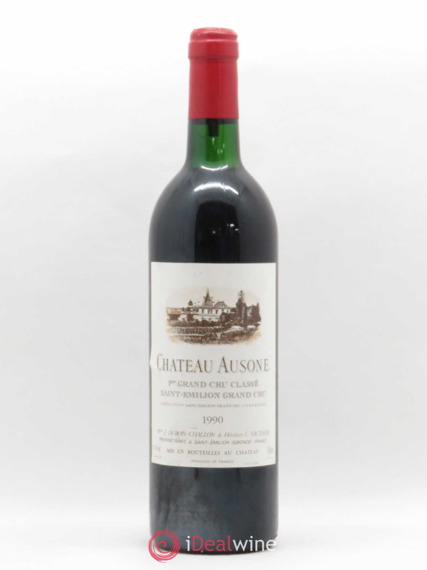 Château Ausone 1er Grand Cru Classé A 1990 - Lot de 1 bouteille - 0