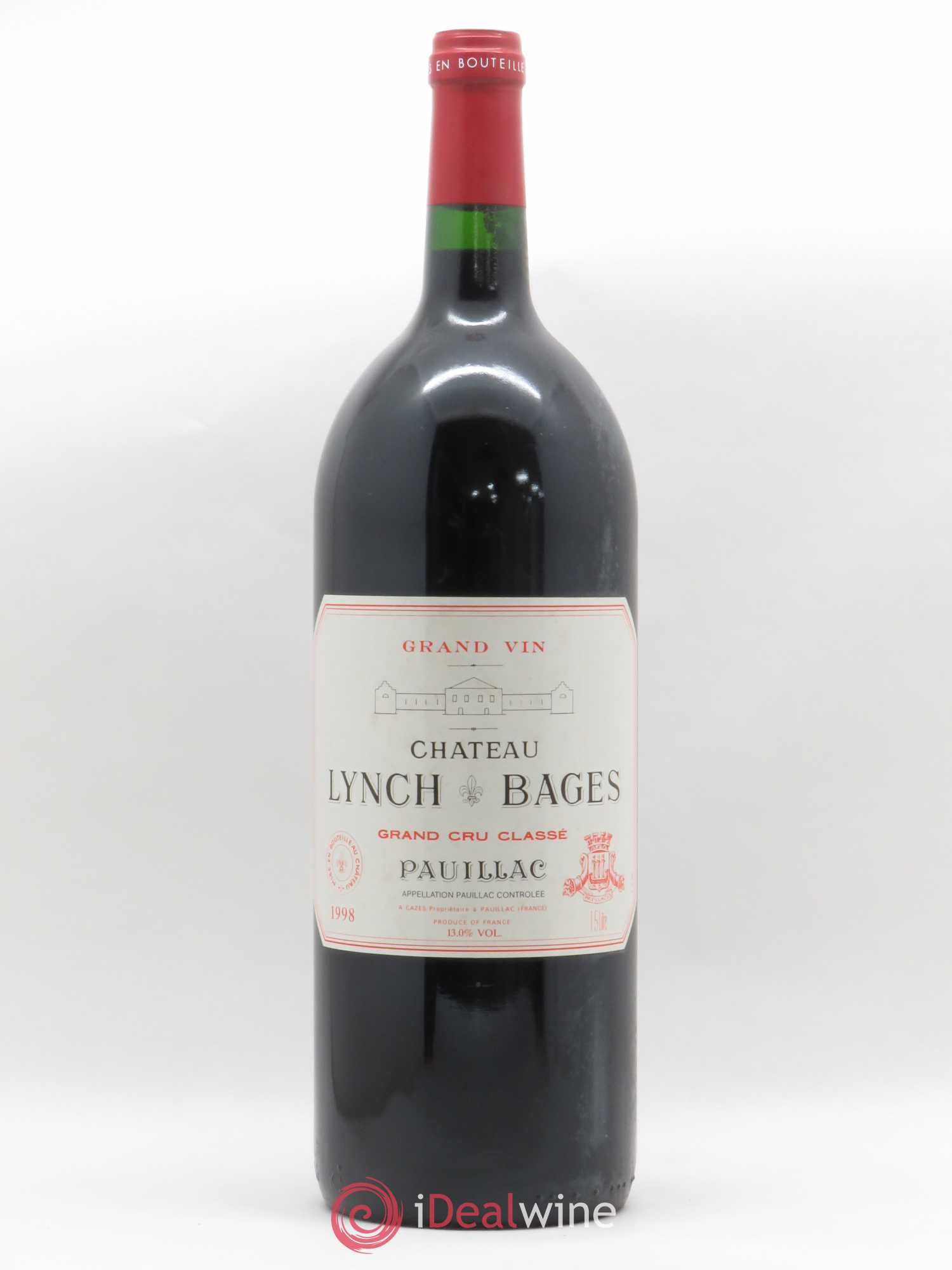 Château Lynch Bages 5ème Grand Cru Classé 1998 - Lot de 1 magnum - 0